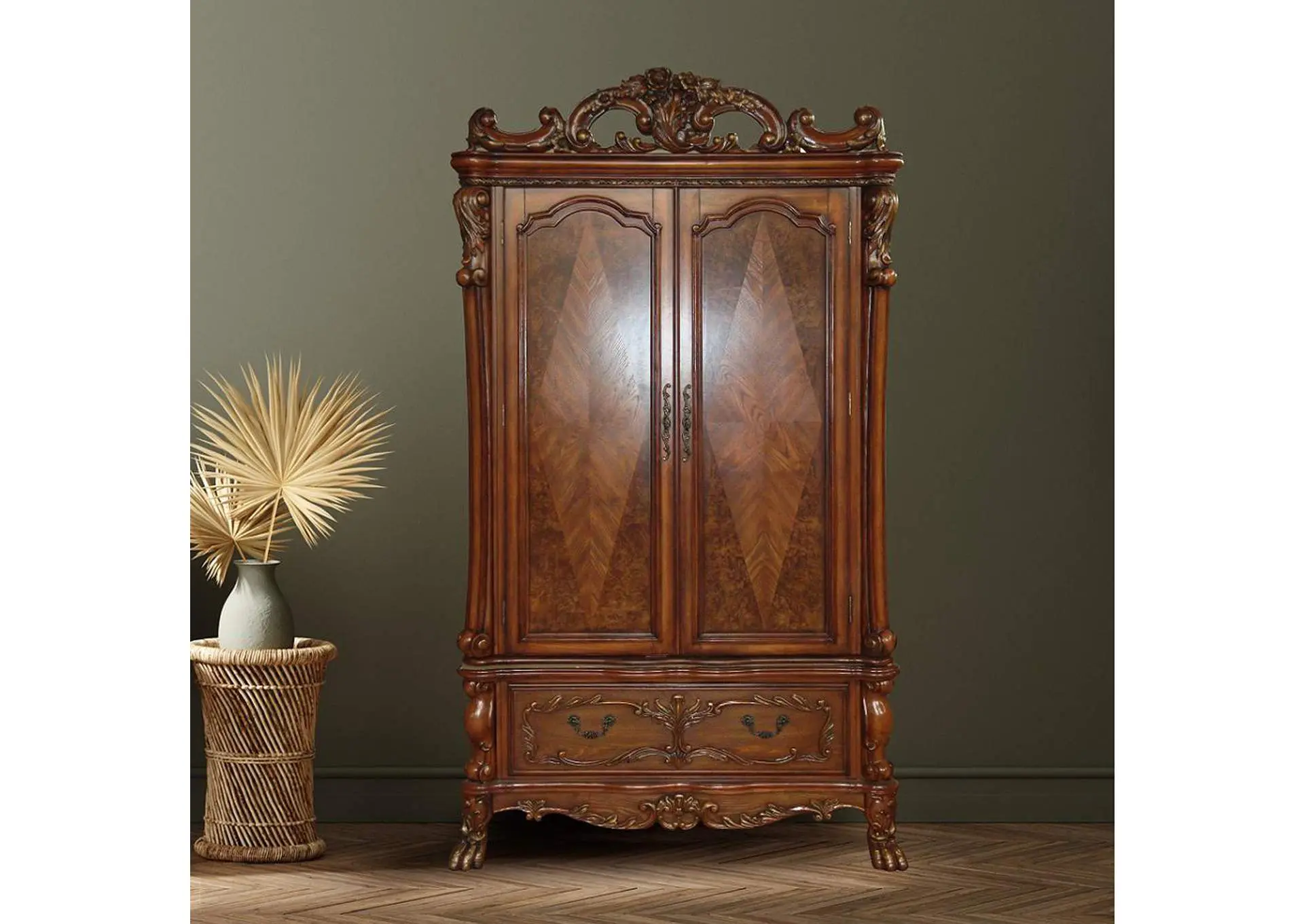 Dresden Wardrobe-Tv Armoire