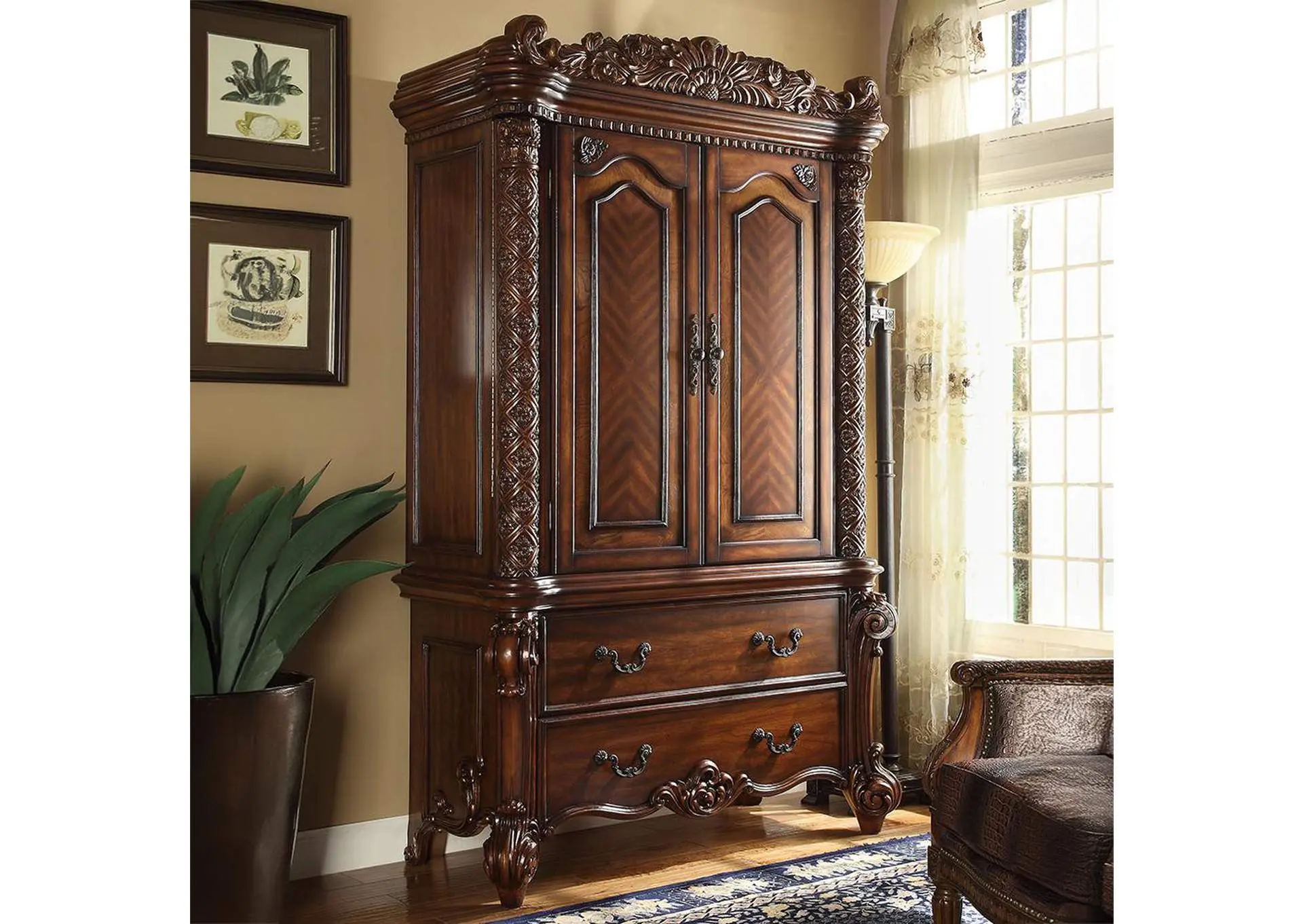 Vendome Wardrobe-Tv Armoire