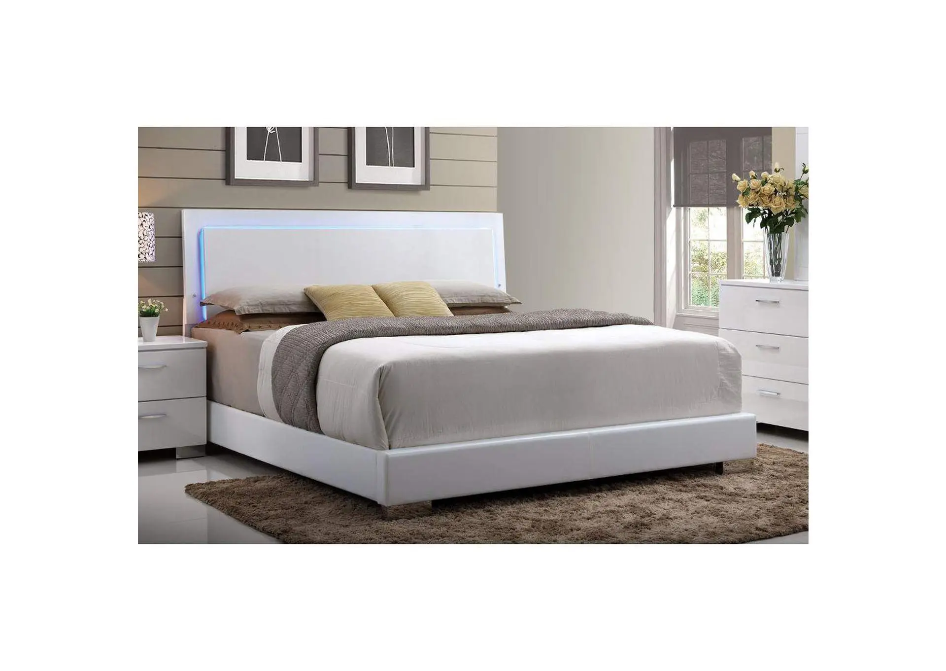 Lorimar Ek Bed with Led