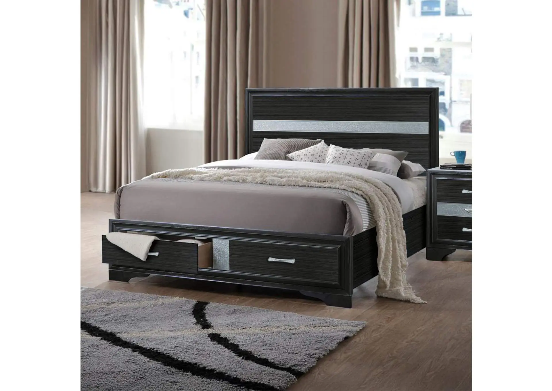 Naima Ek Bed with Storage