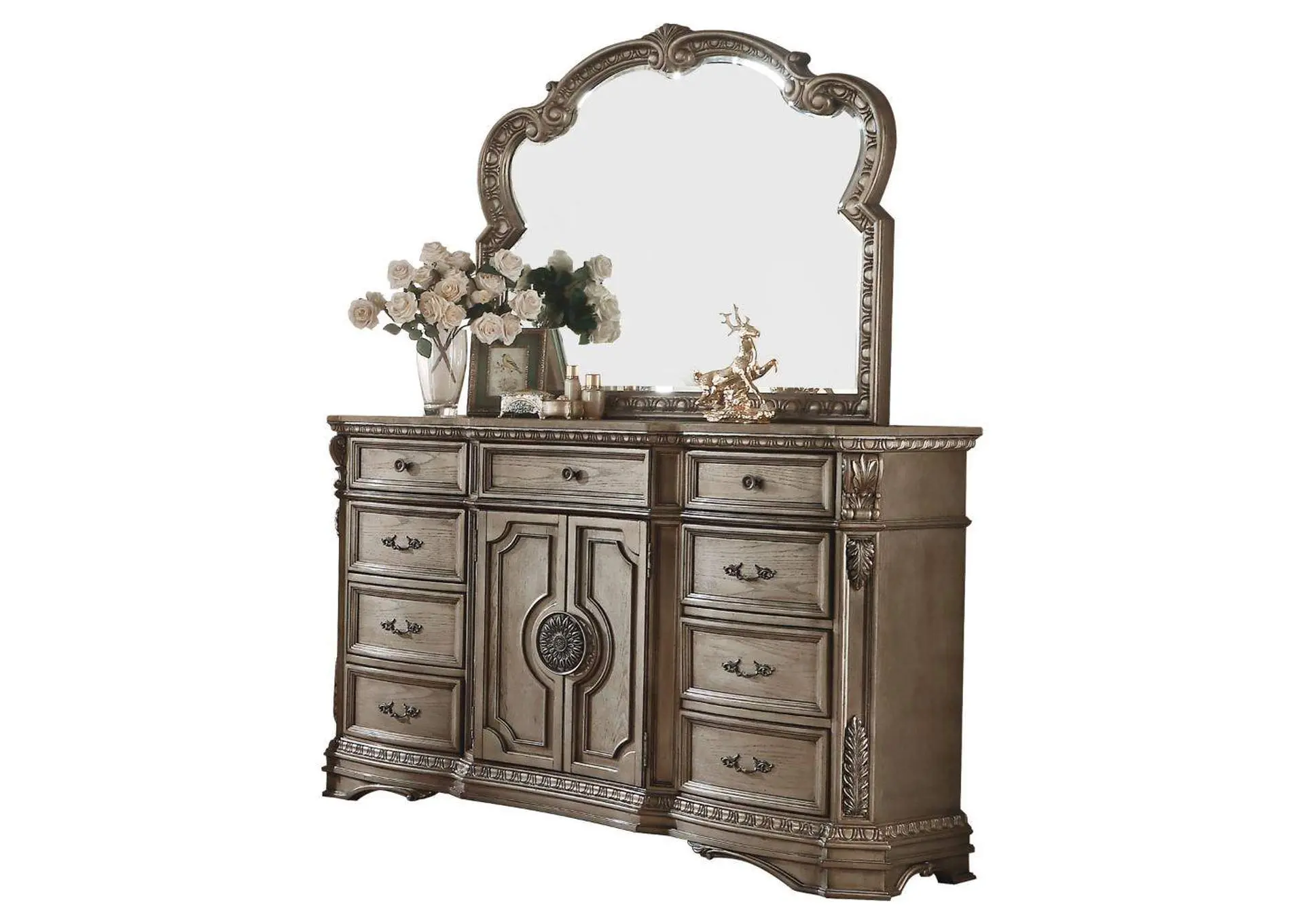 Northville Dresser with Wooden Top