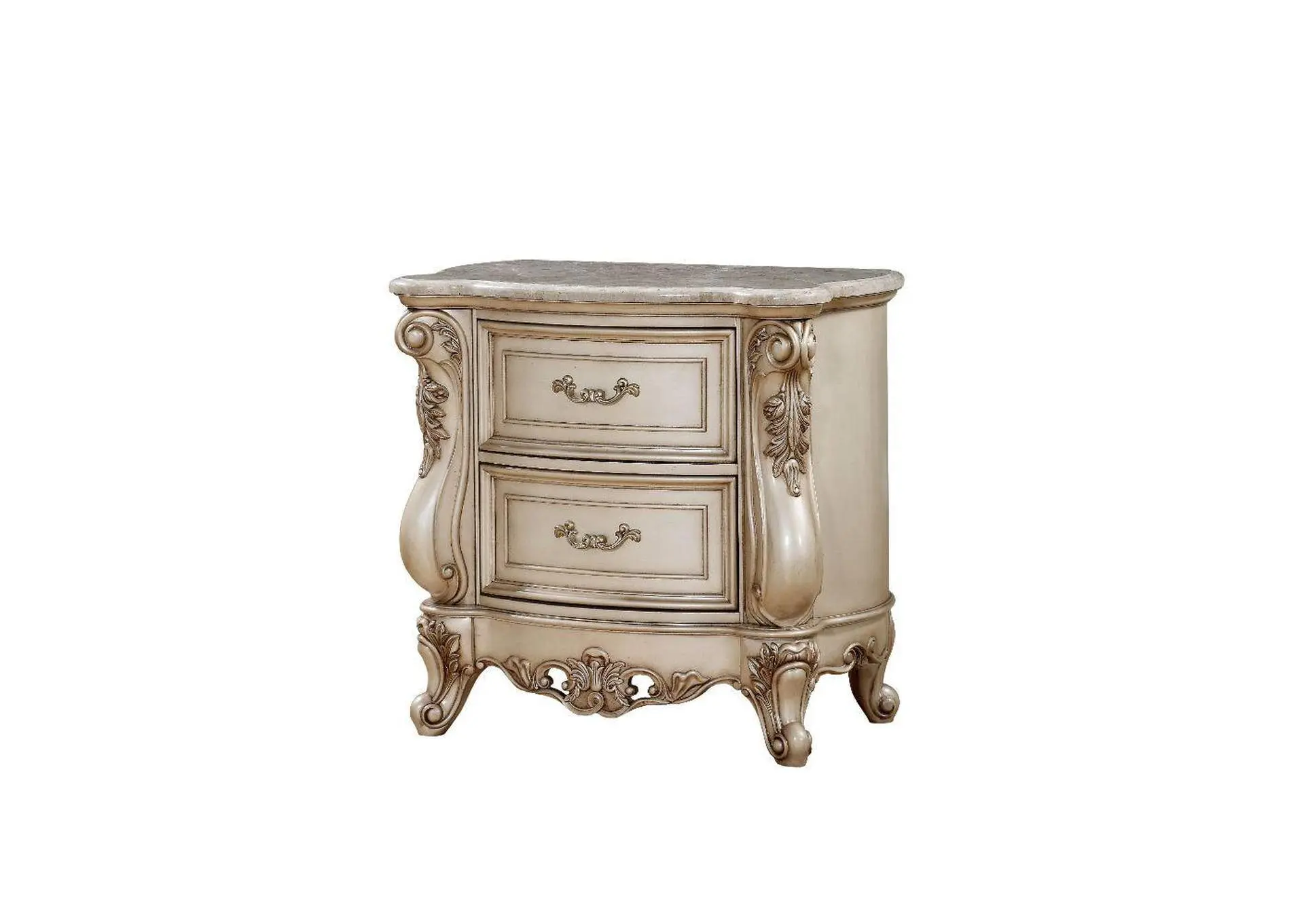 Gorsedd Nightstand with Marble Top