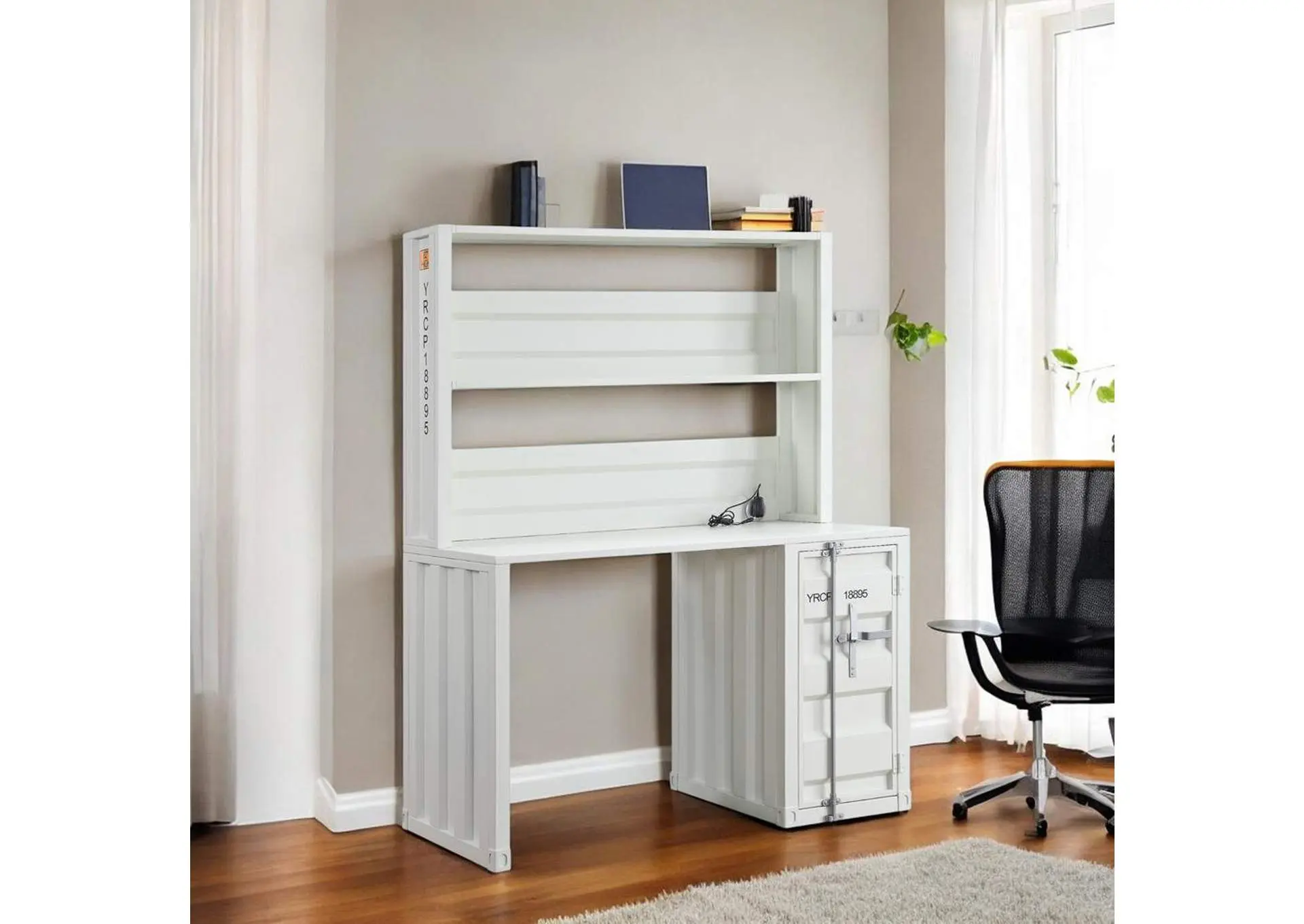 Cargo Writing Desk with Hutch