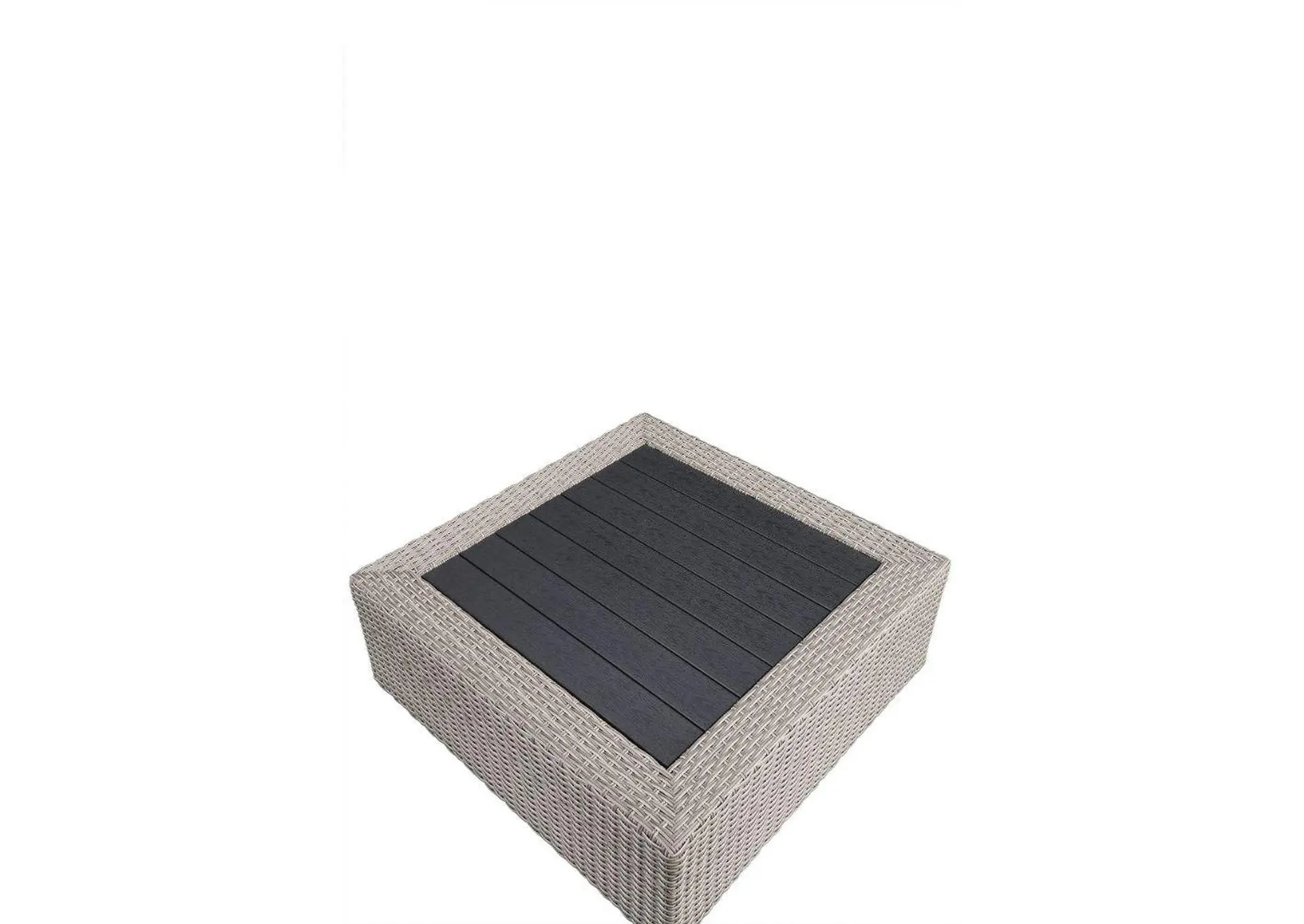 Salena Patio Sectional Sofa with 4 Pillows and Coffee Table — view 8