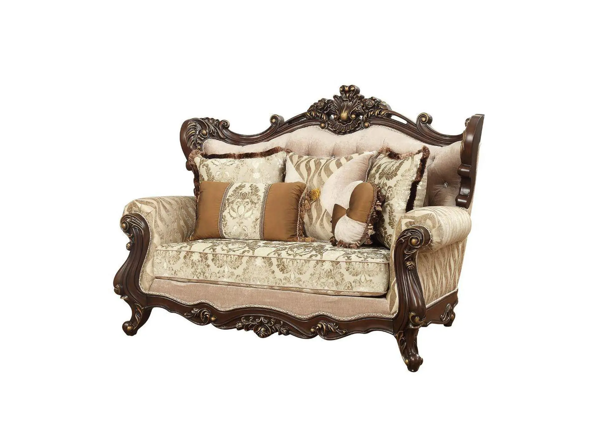 Shalisa Loveseat with 5 Pillows - Same Lv01586