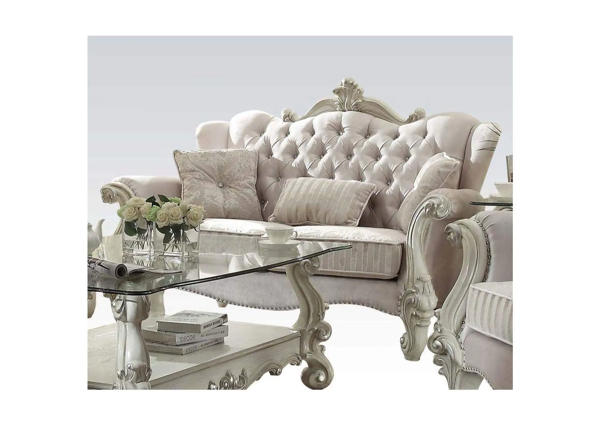 Versailles Loveseat with 3 Pillows
