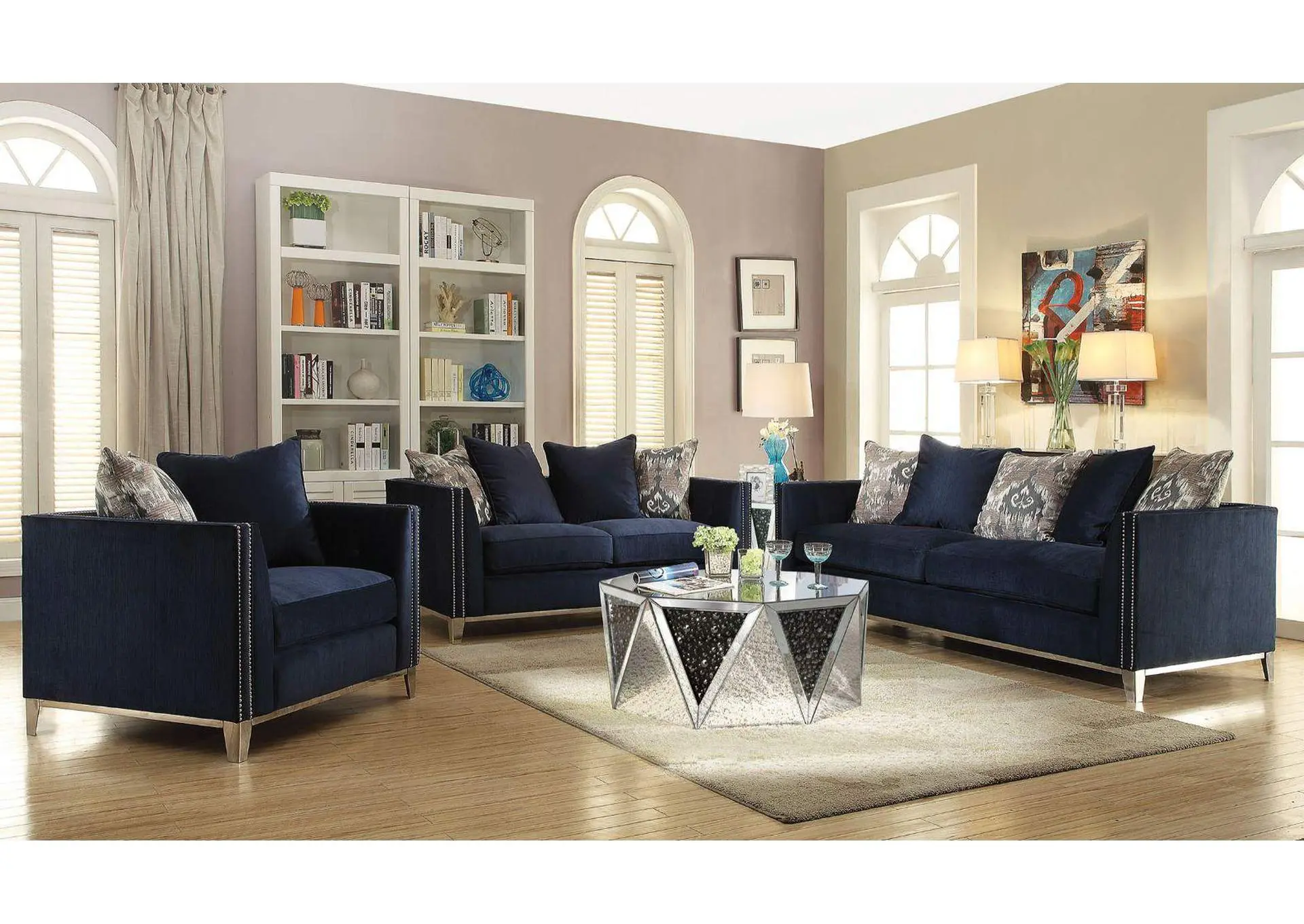 Phaedra Sofa with 5 Pillows