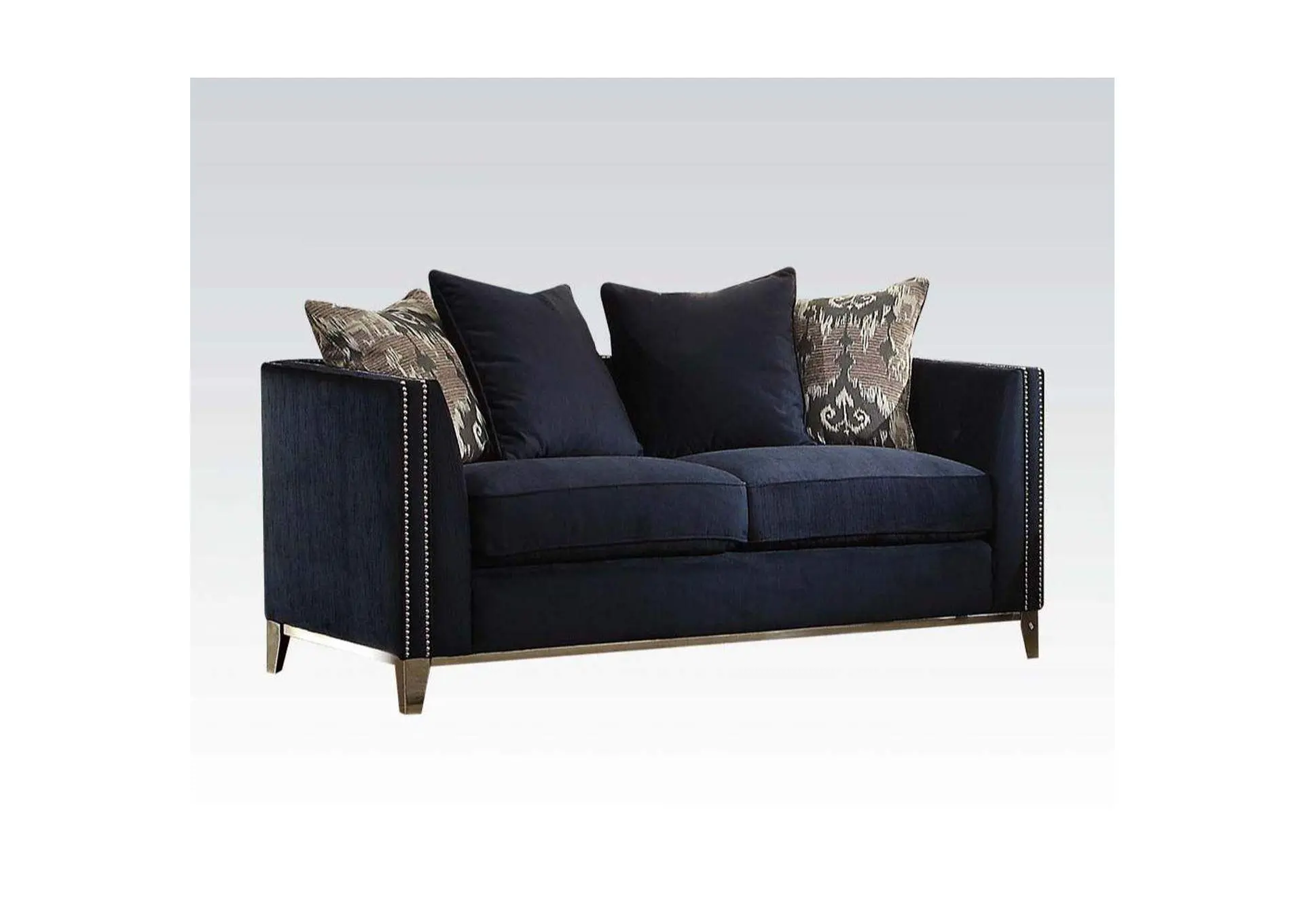 Phaedra Loveseat with 4 Pillows