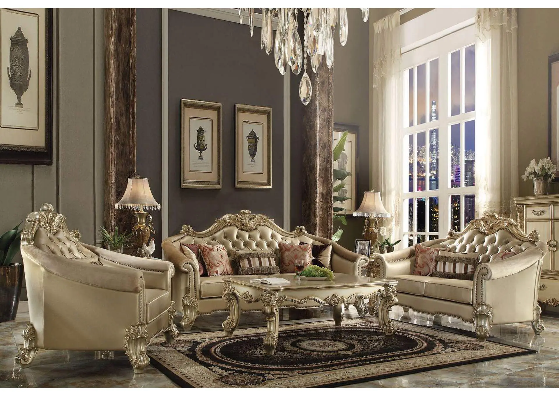Vendome Ii Sofa with 5 Pillows