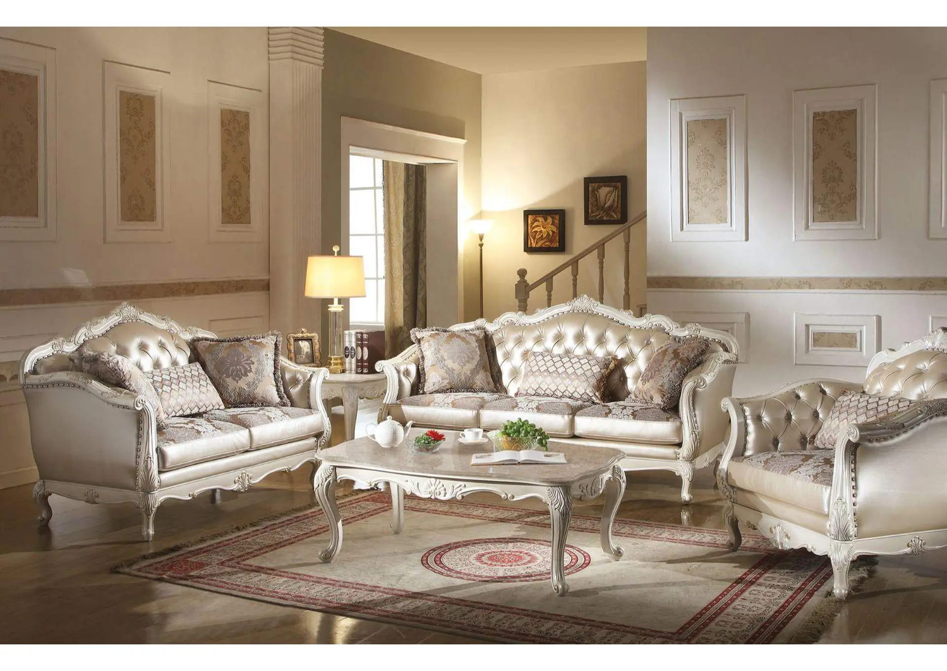 Chantelle Sofa with 3 Pillows