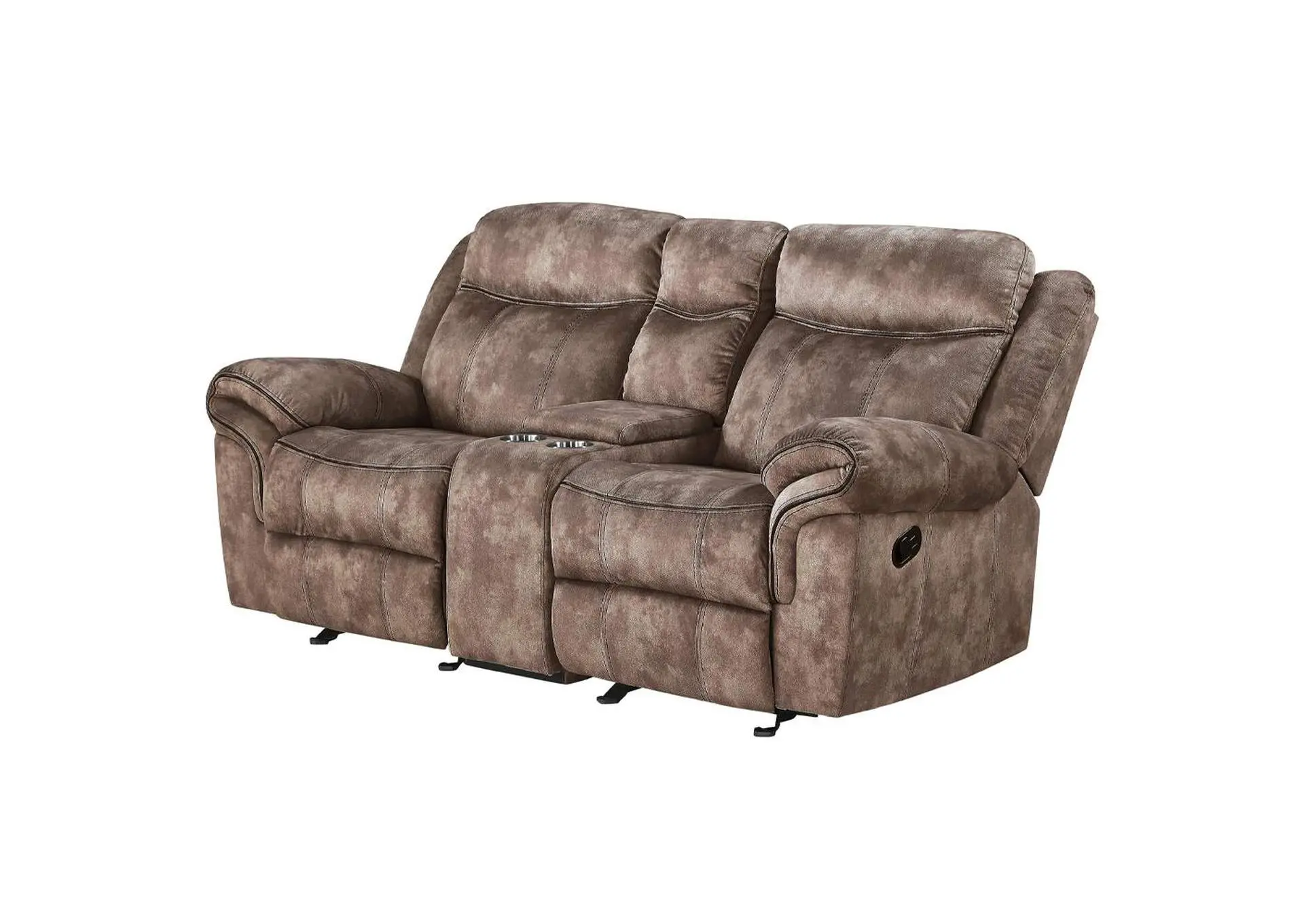 Zubaida Motion Loveseat and Console with USB