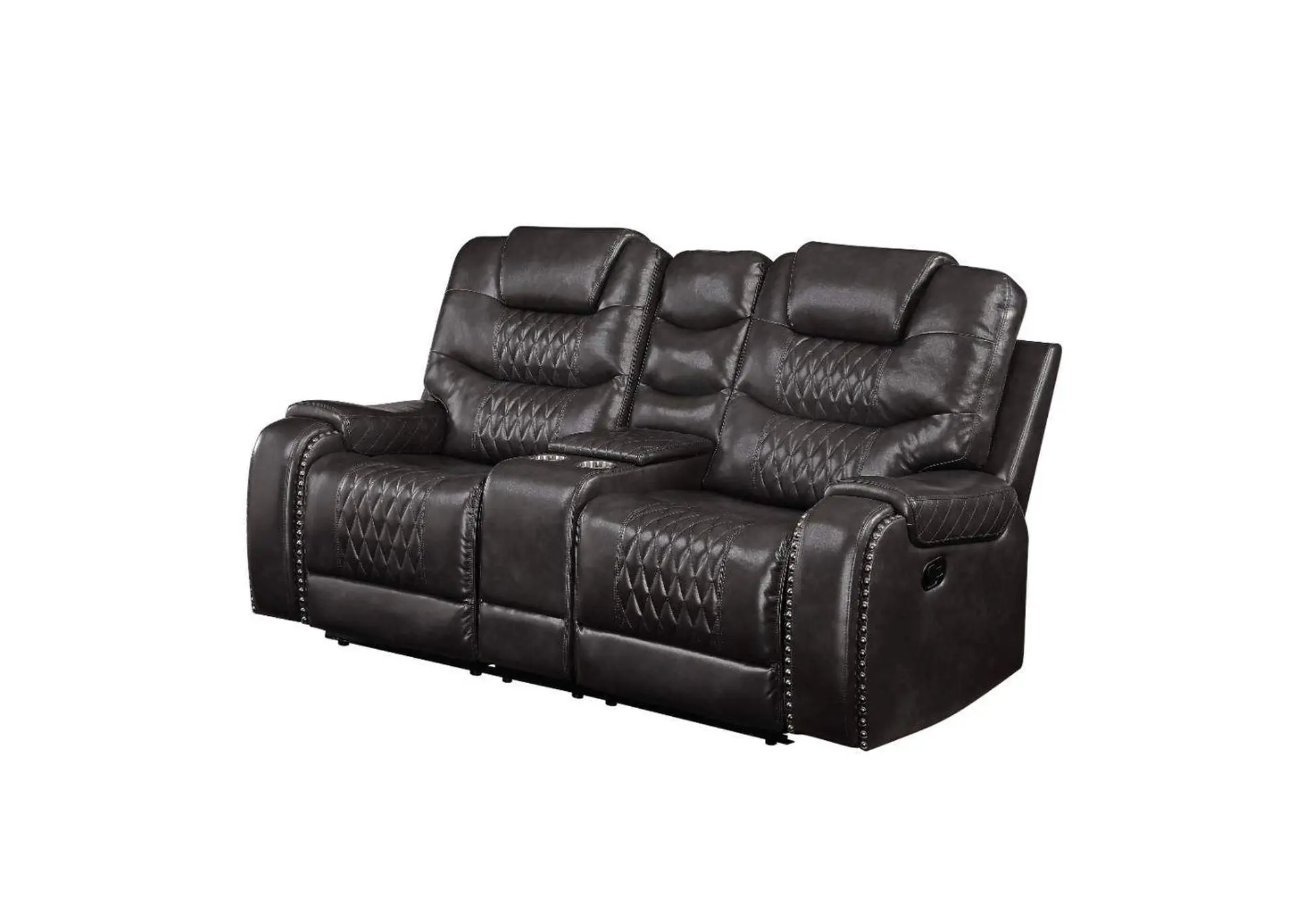 Braylon Motion Loveseat with Console