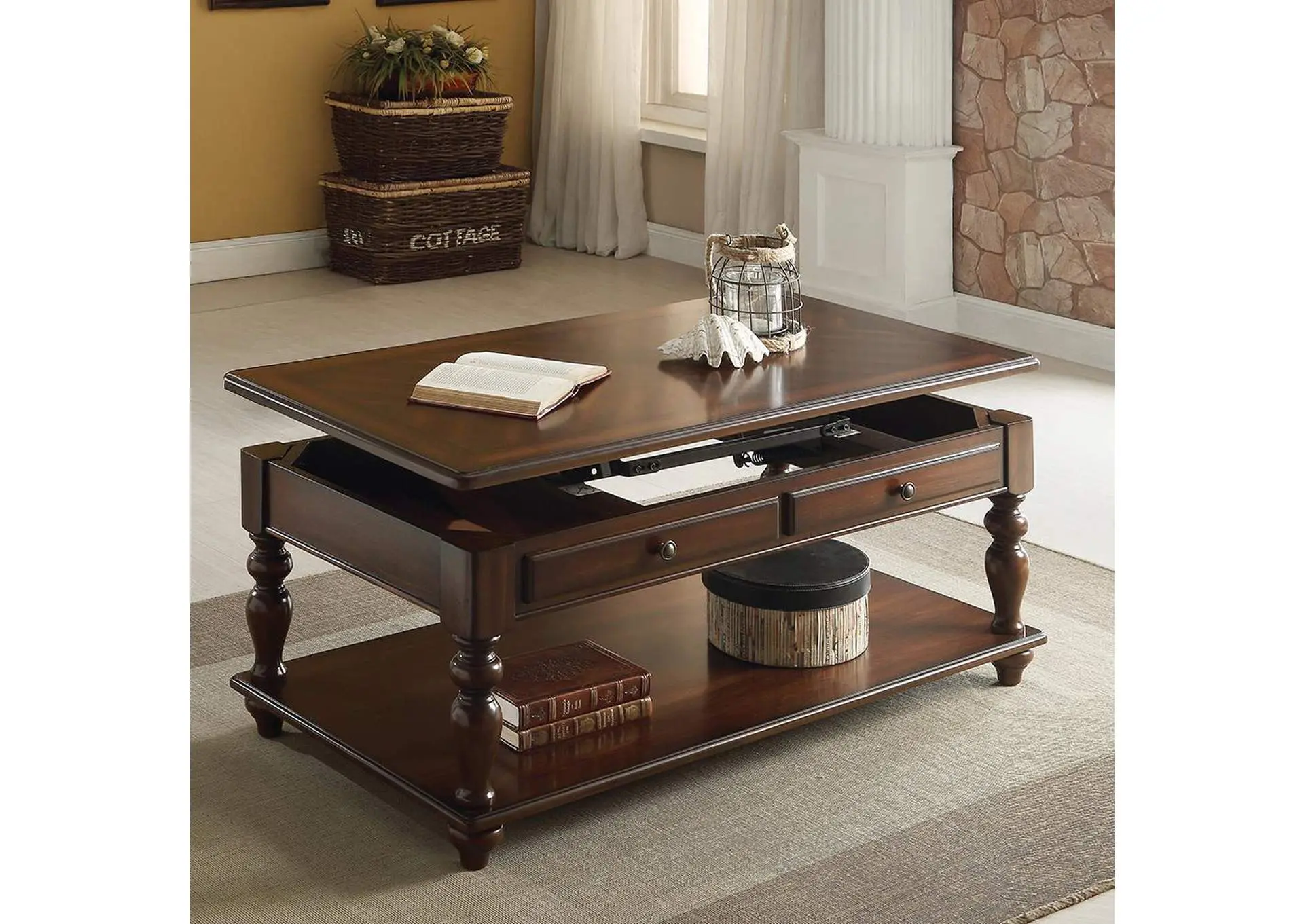 Farrel Coffee Table with Lift Top