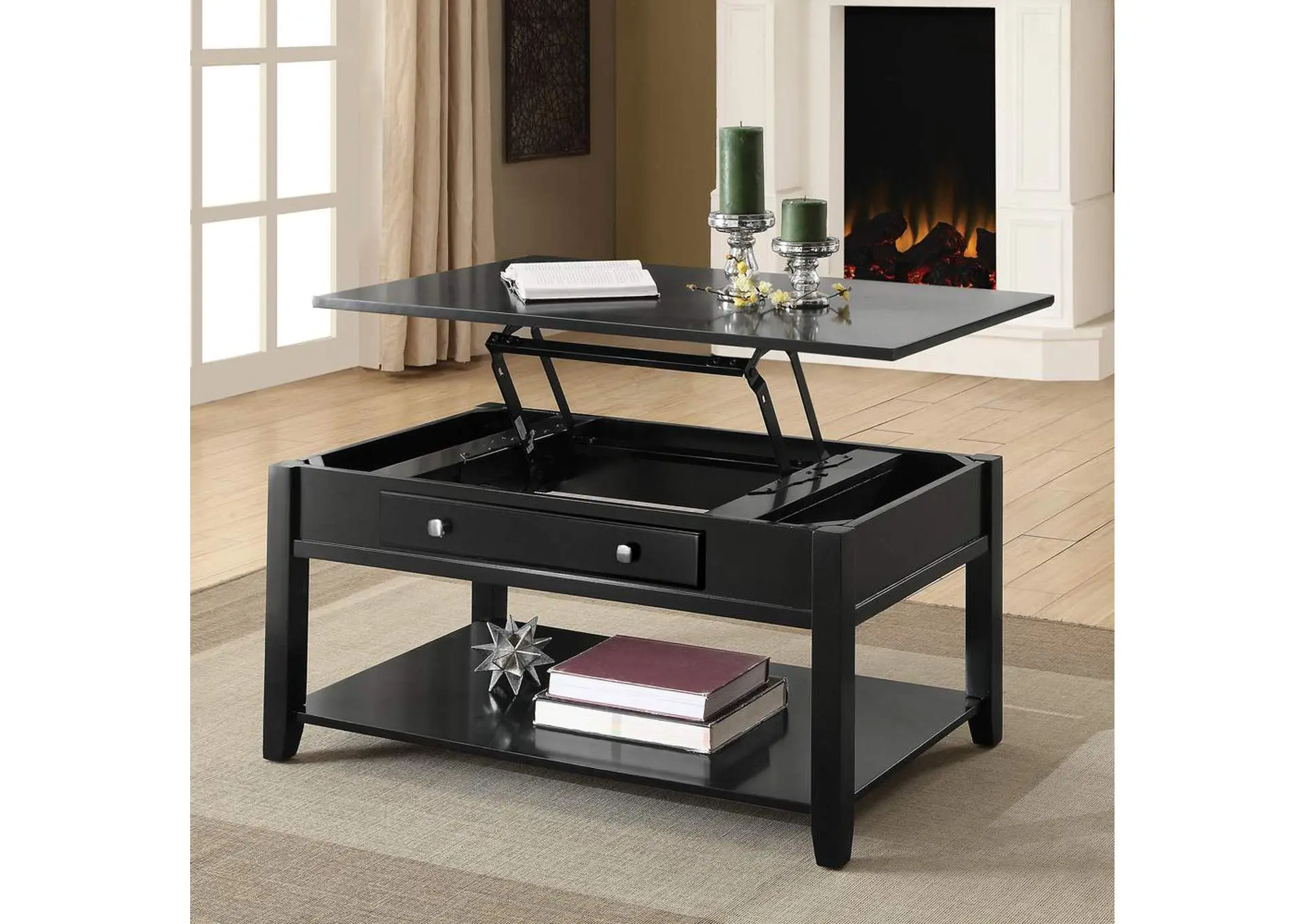 Malachi Coffee Table with Lift Top
