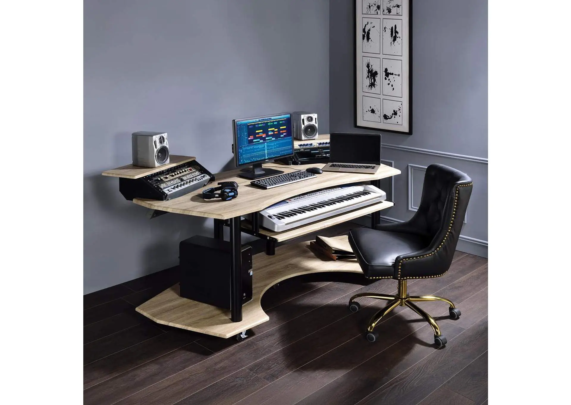 Eleazar 71" Music Studio Desk