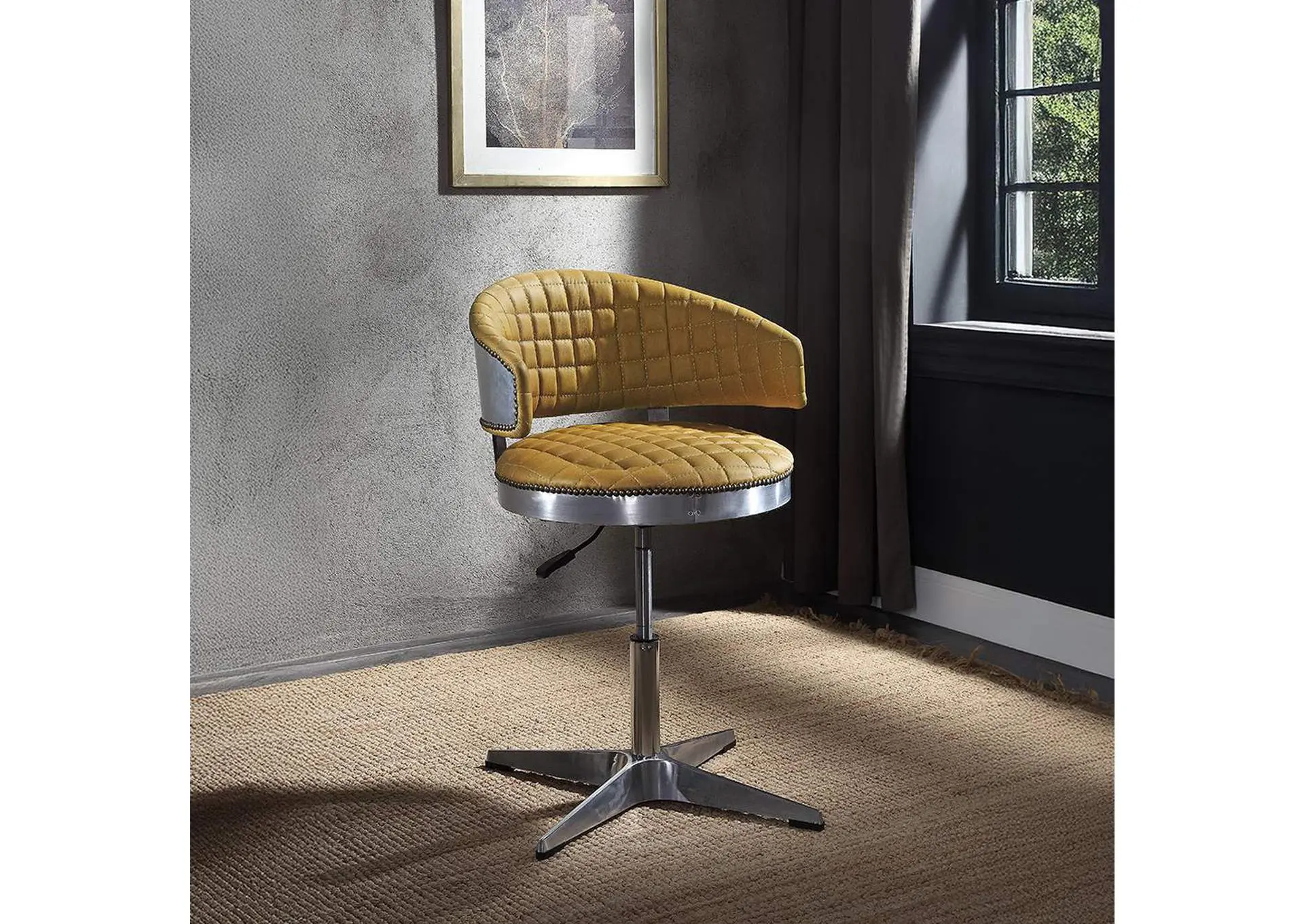 Brancaster Adjustable Stool with Swivel