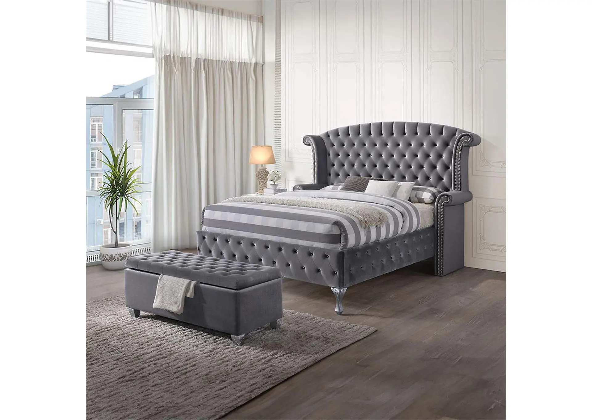 Rebekah Bench with Storage — view 4