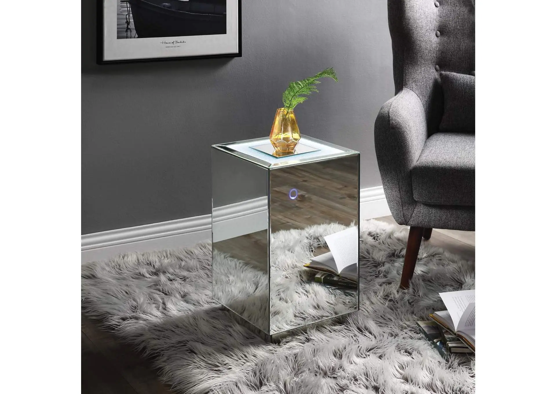 Nowles Accent Table with Led