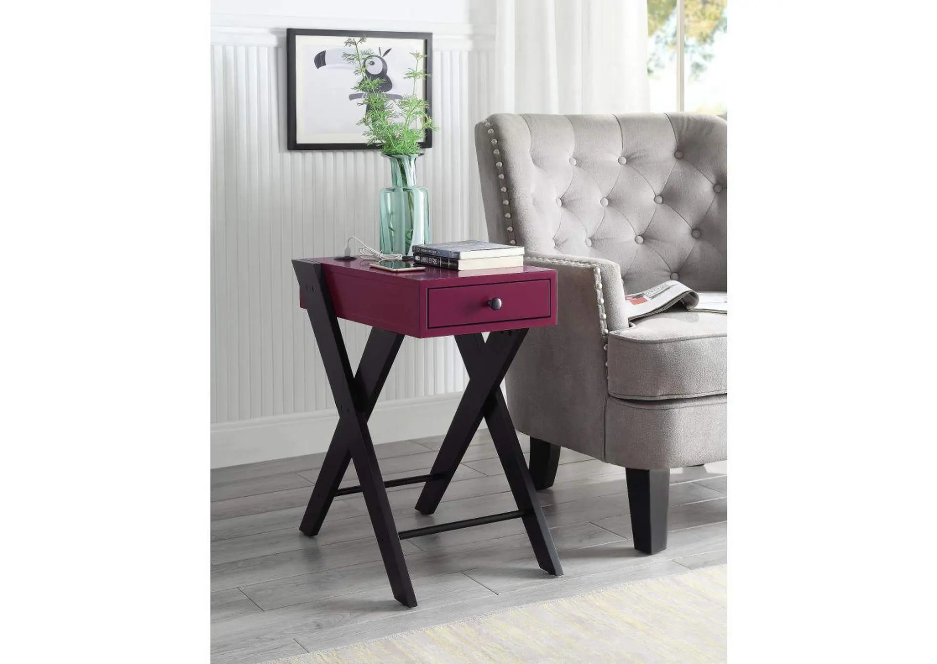 Fierce Accent Table with USB — view 5