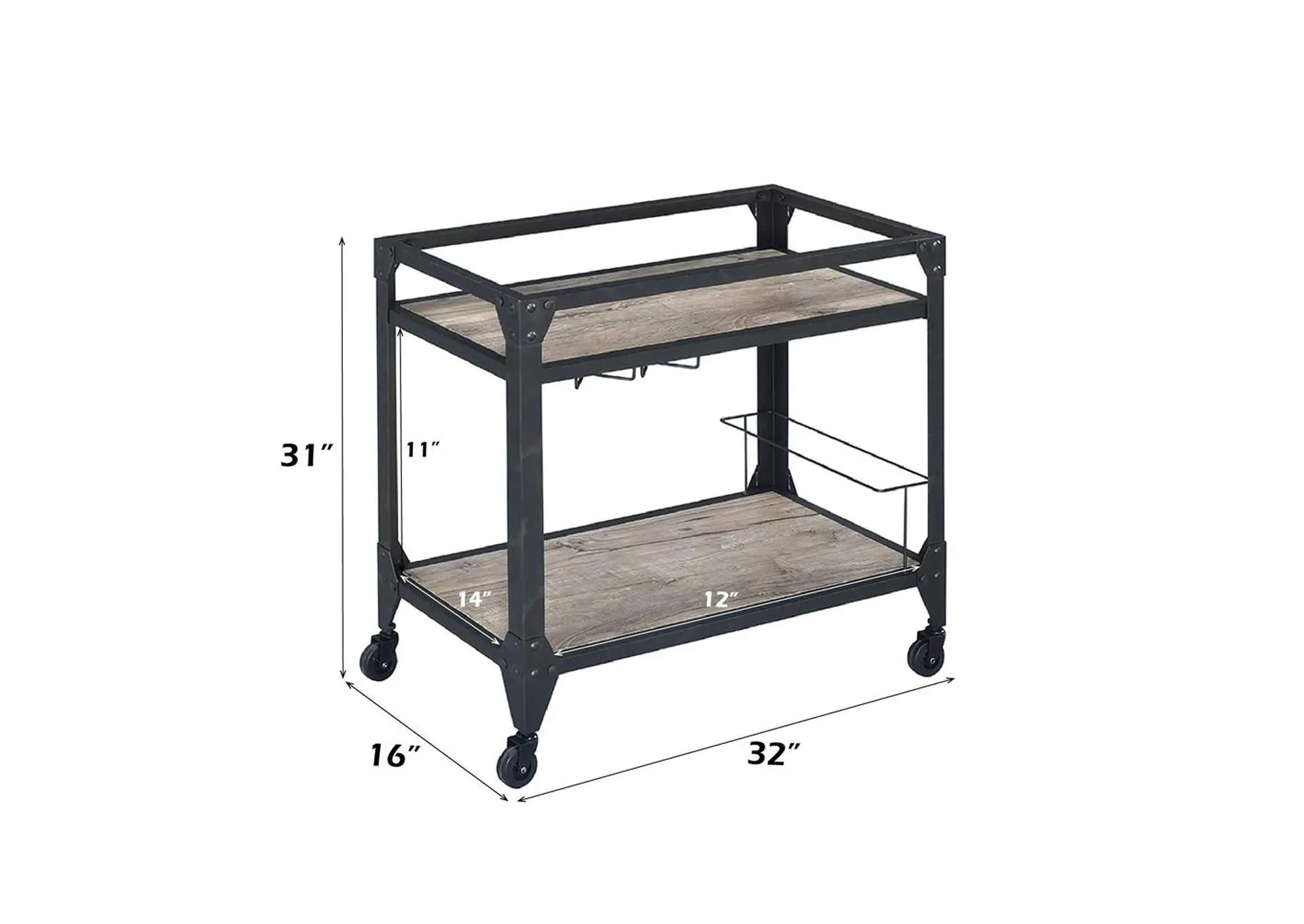 Jorgensen Serving Cart — view 3