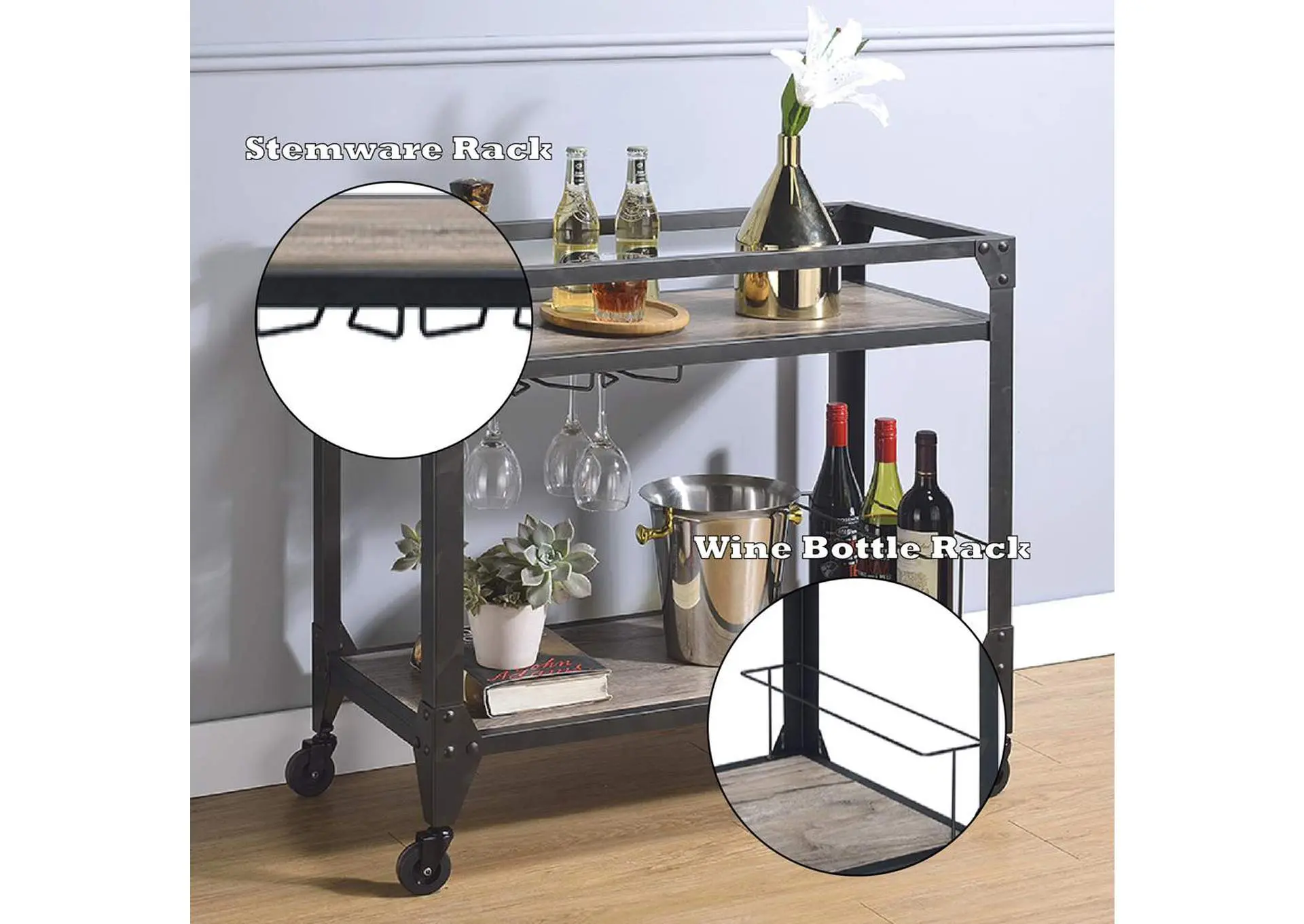 Jorgensen Serving Cart — view 4