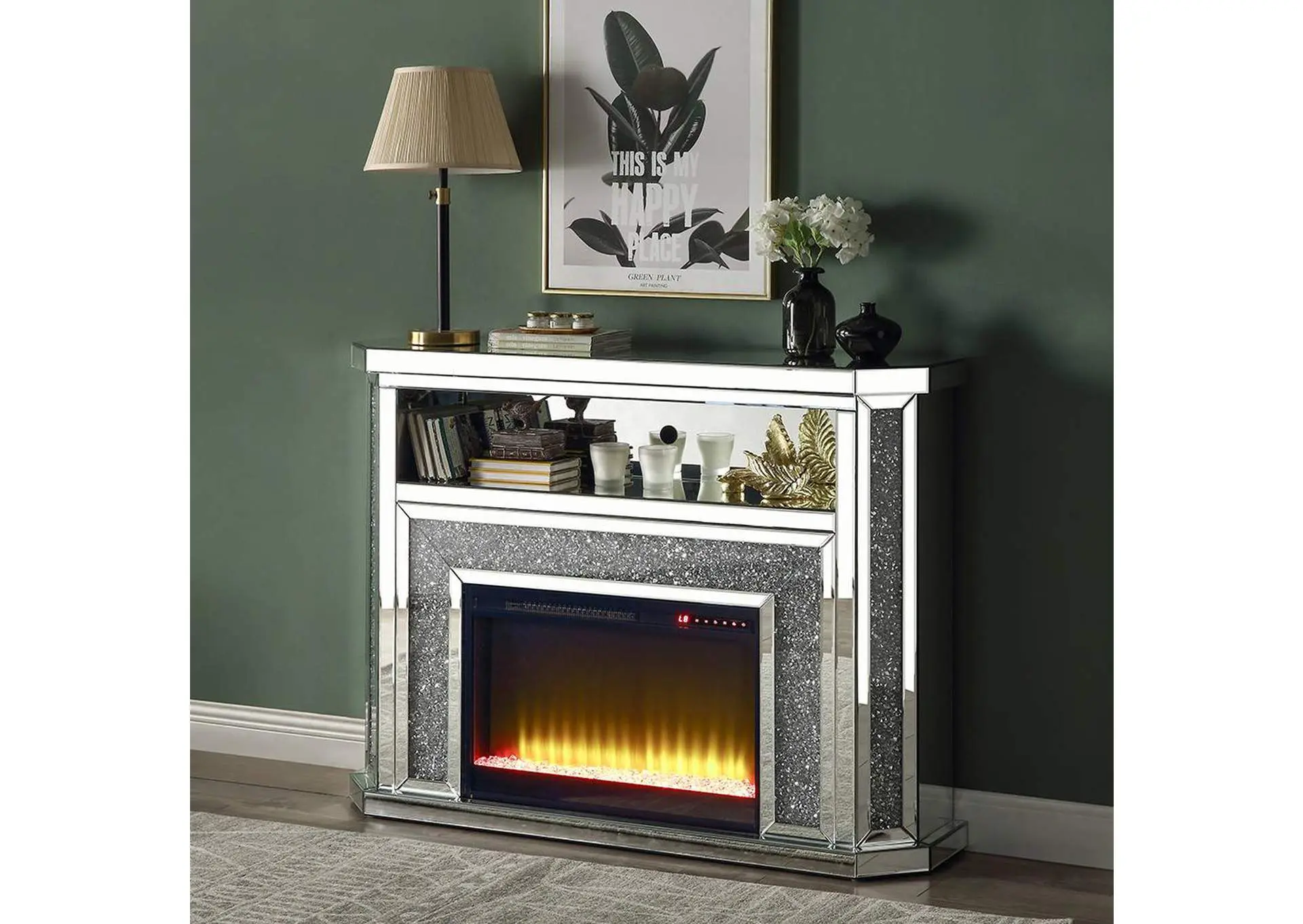 Noralie Fireplace with Led
