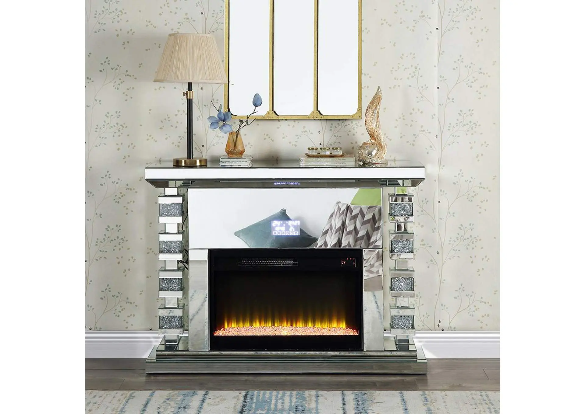 Noralie Fireplace with Bluetooth