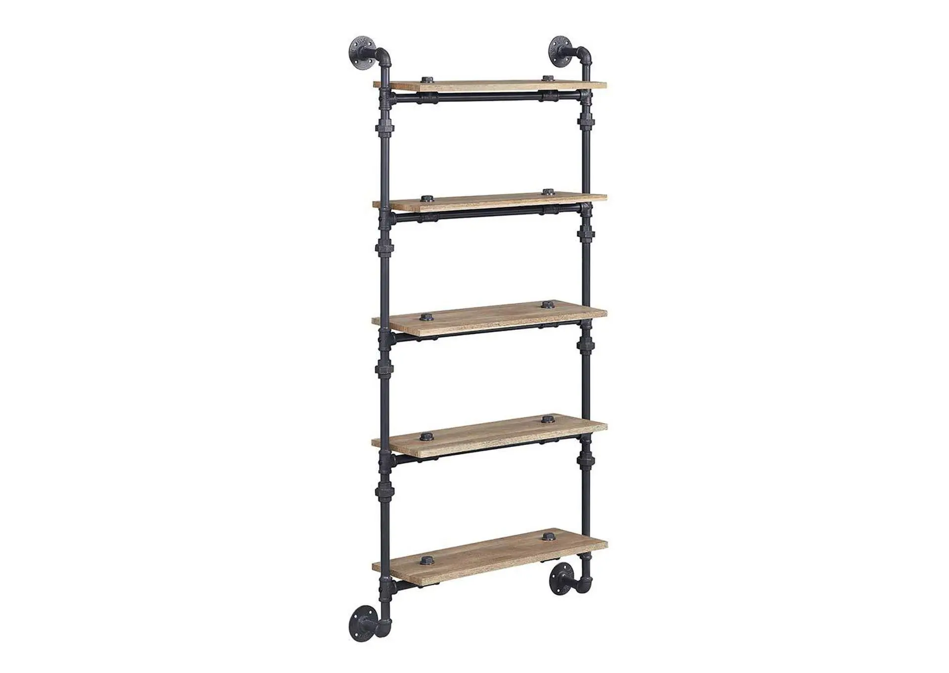 Brantley Wall Rack with 5 Shelves — view 2