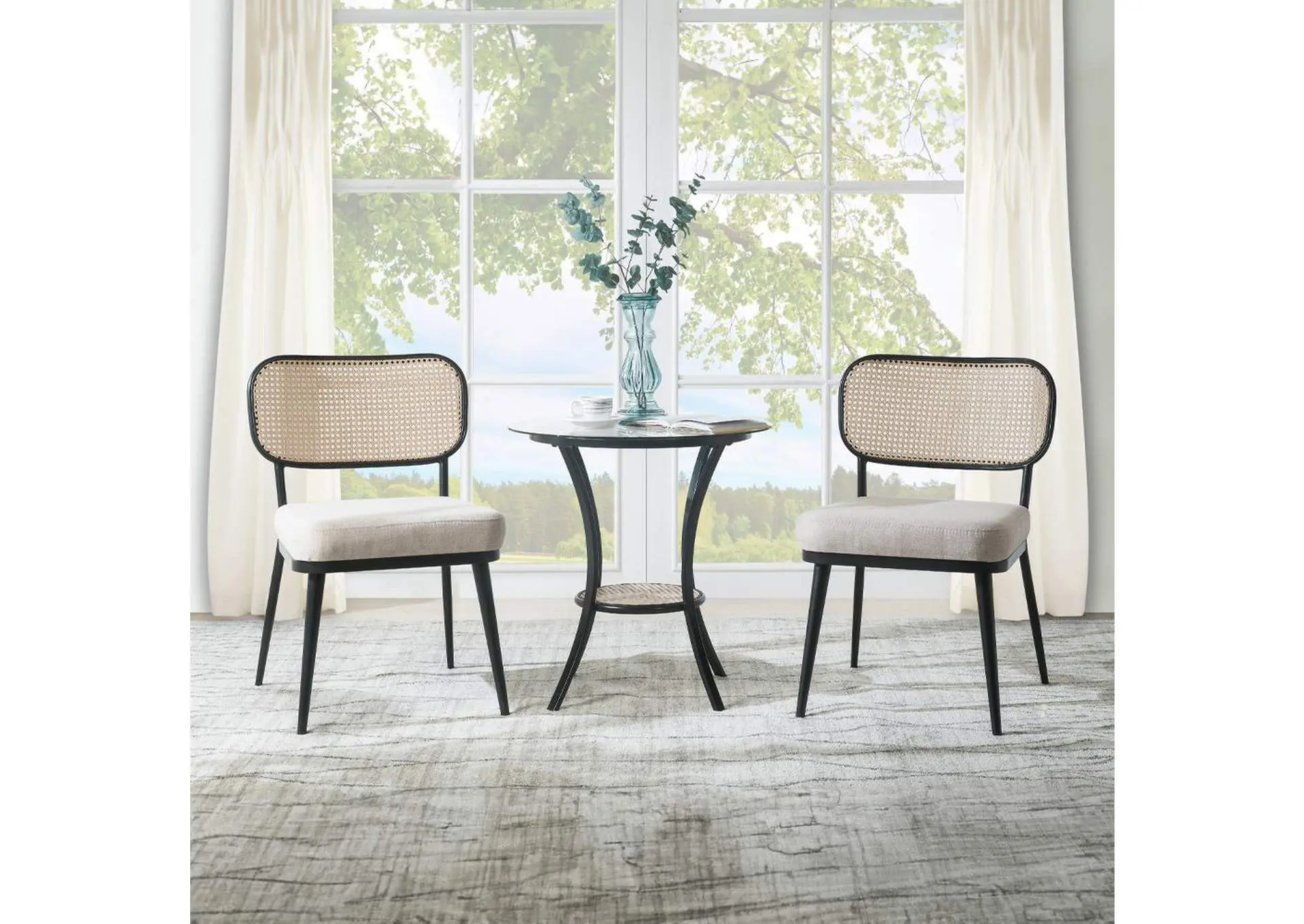Colson 3 Pieces S Table and Chairs Set