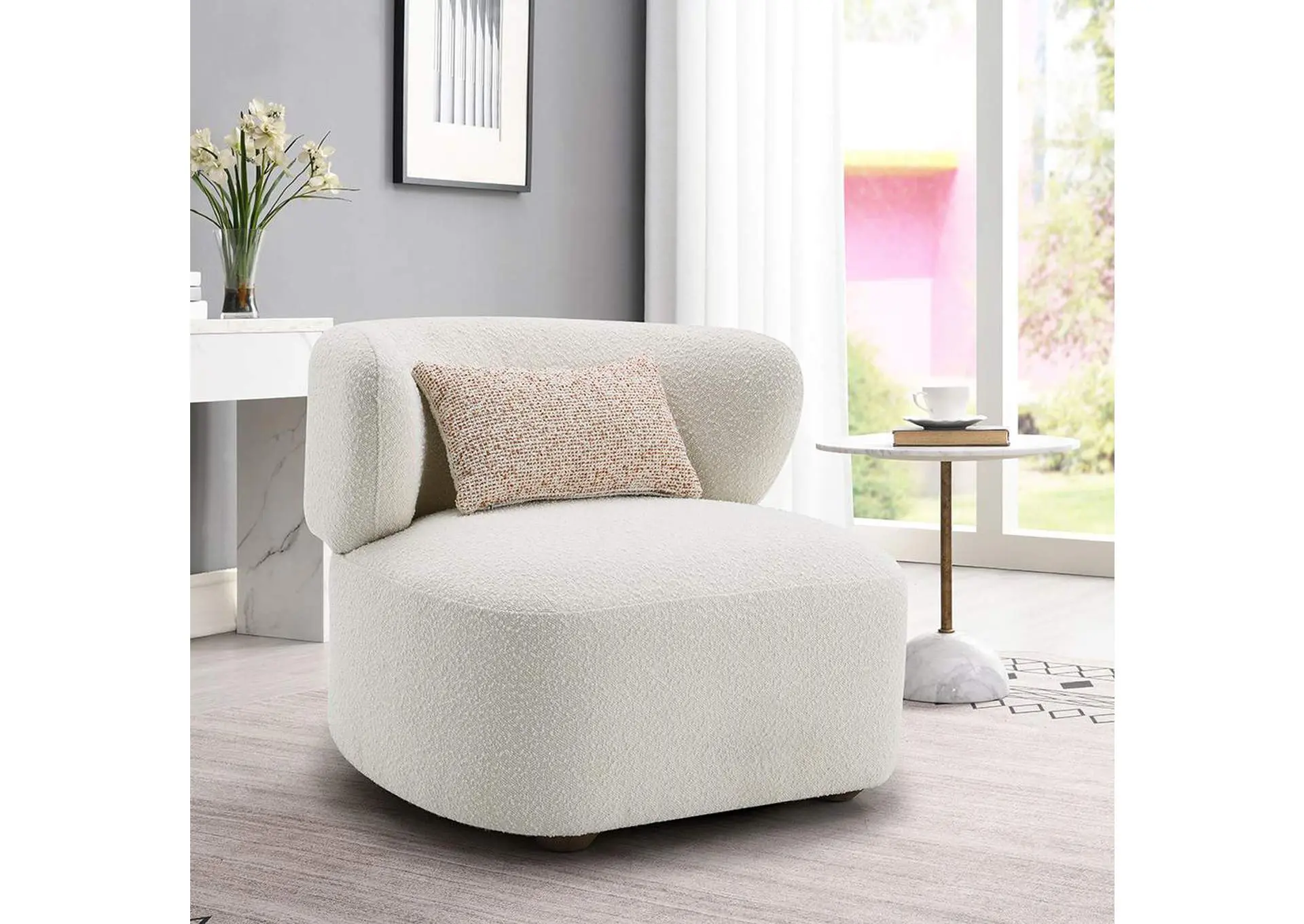 Darius Accent Chair with Pillow
