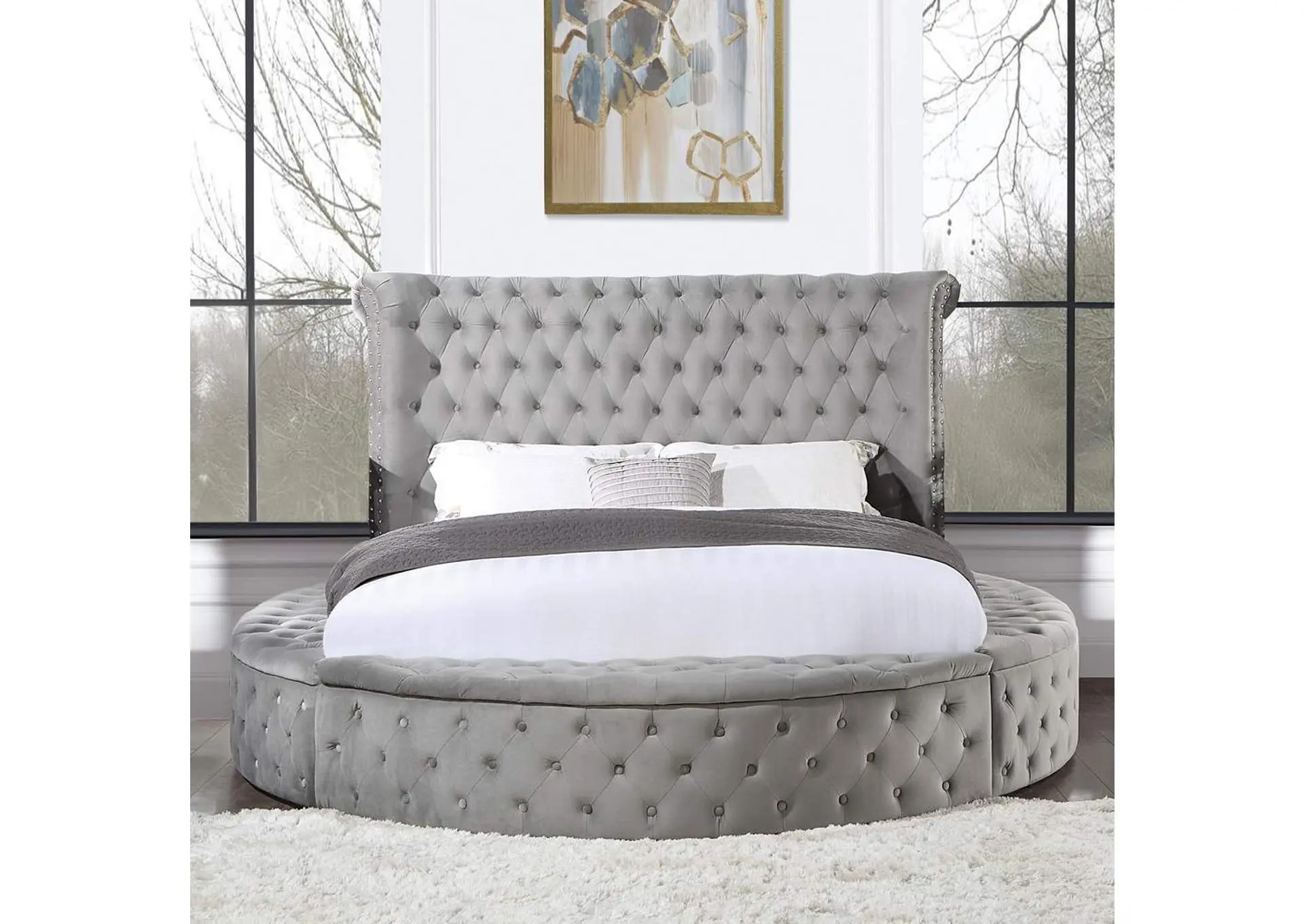 Gaiva Queen Bed with Storage