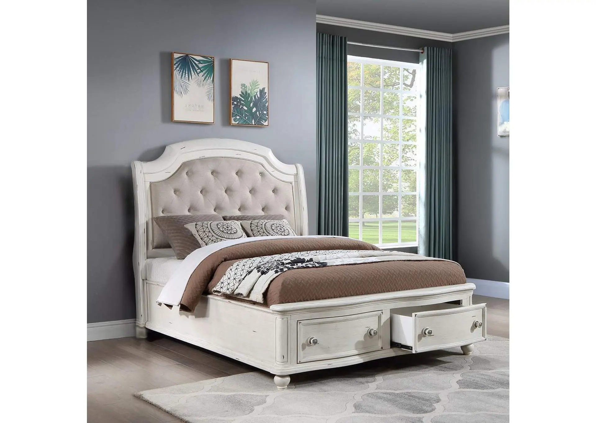 Jaqueline Ek Bed with Storage