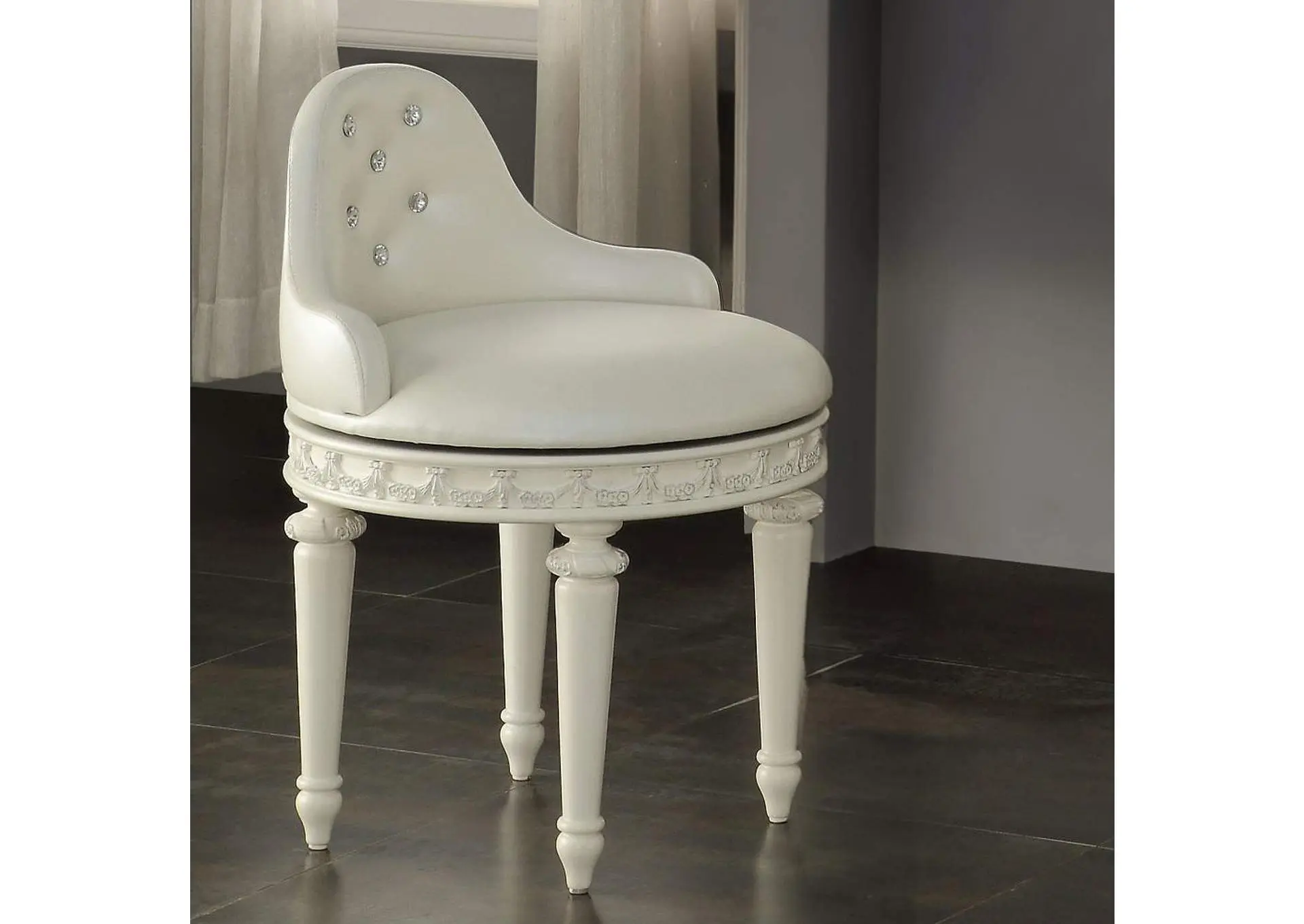Dorothy Vanity Chair with Swivel