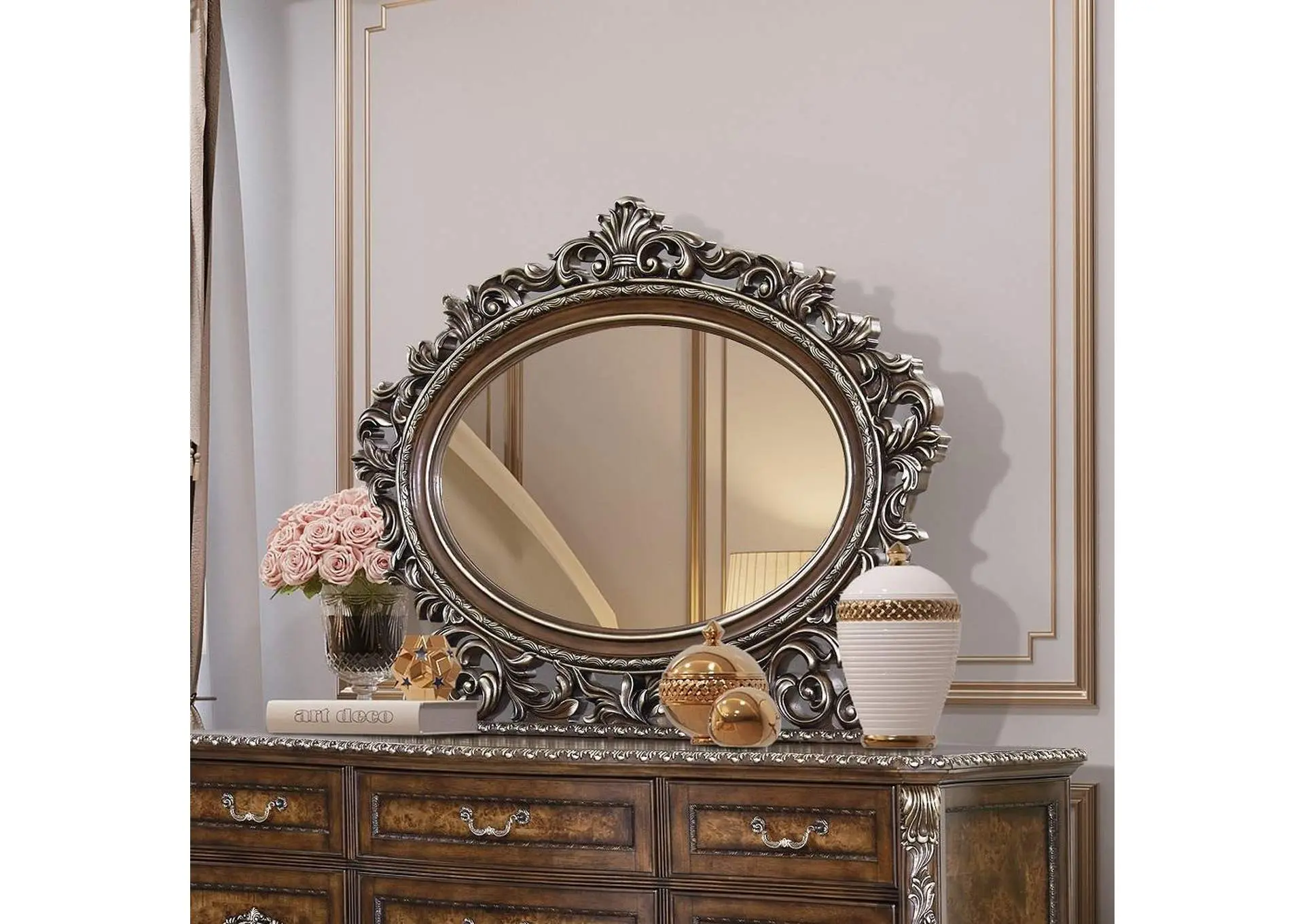 Devany Oval Mirror