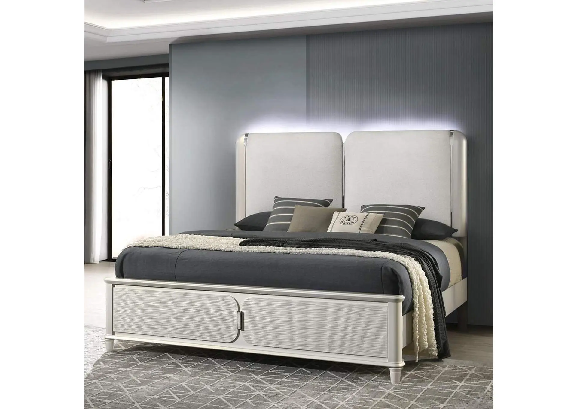 Laveda Queen Bed with Led