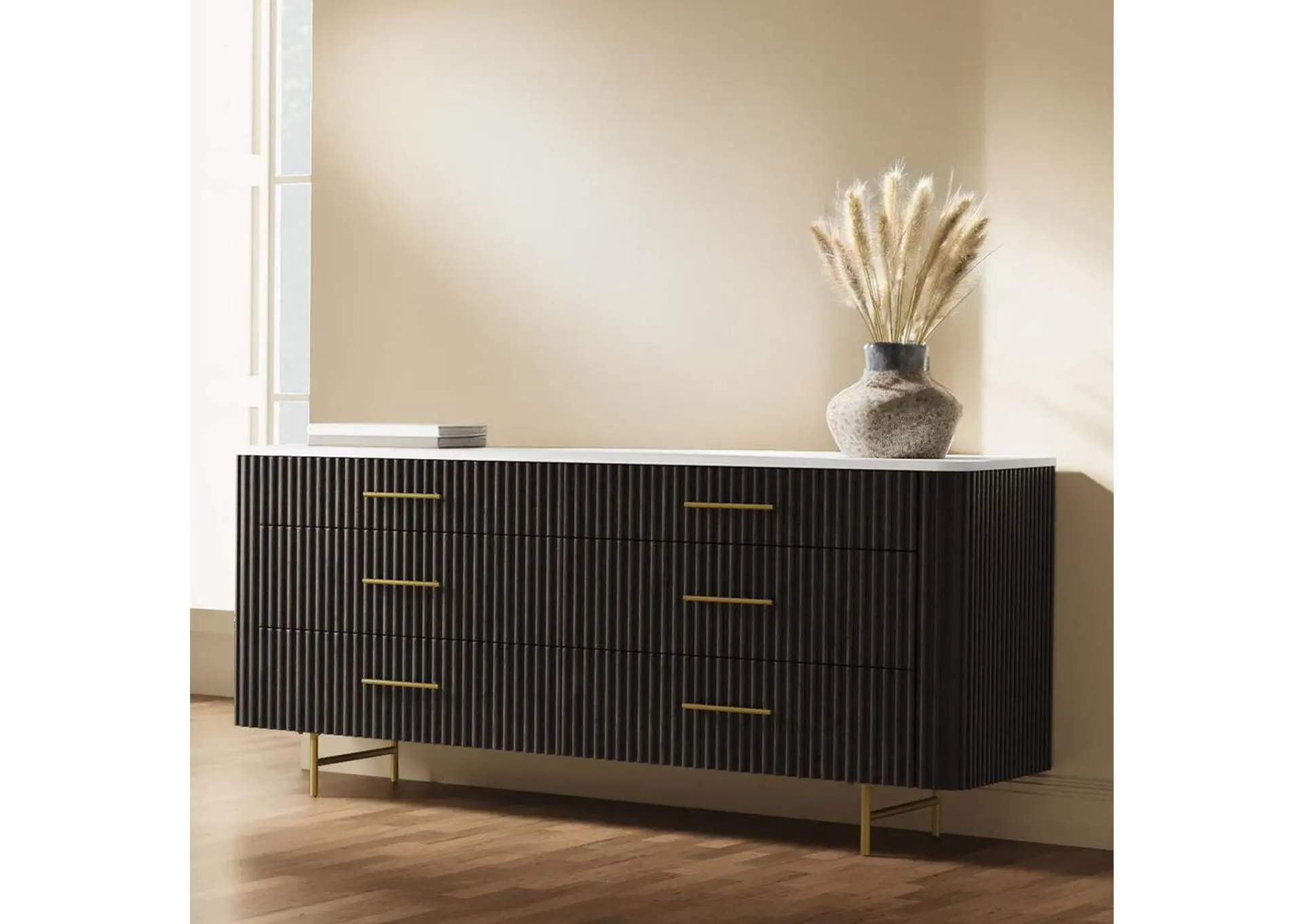 Clayten Dresser with Marble Top