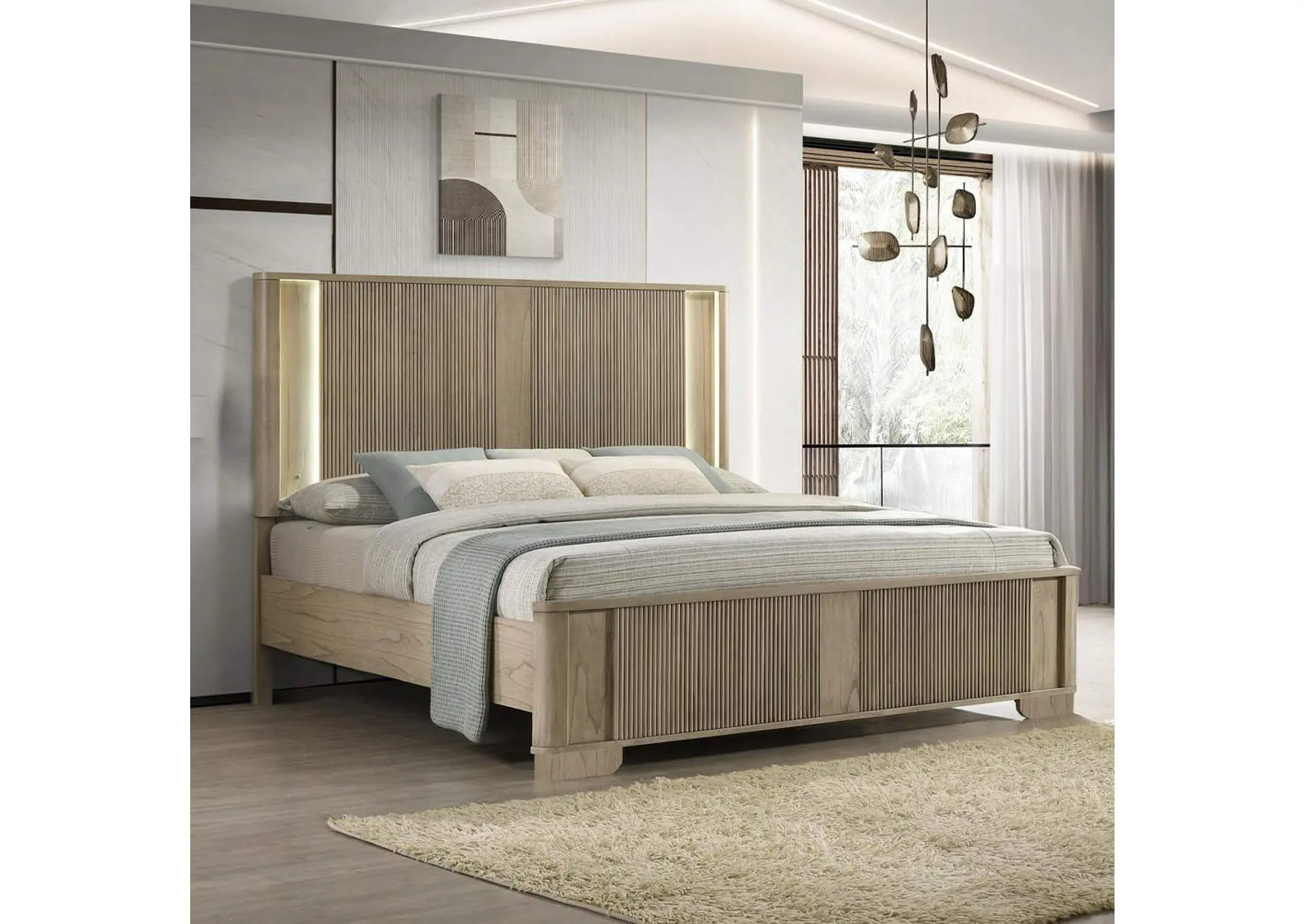 Lakkari Queen Bed with Led
