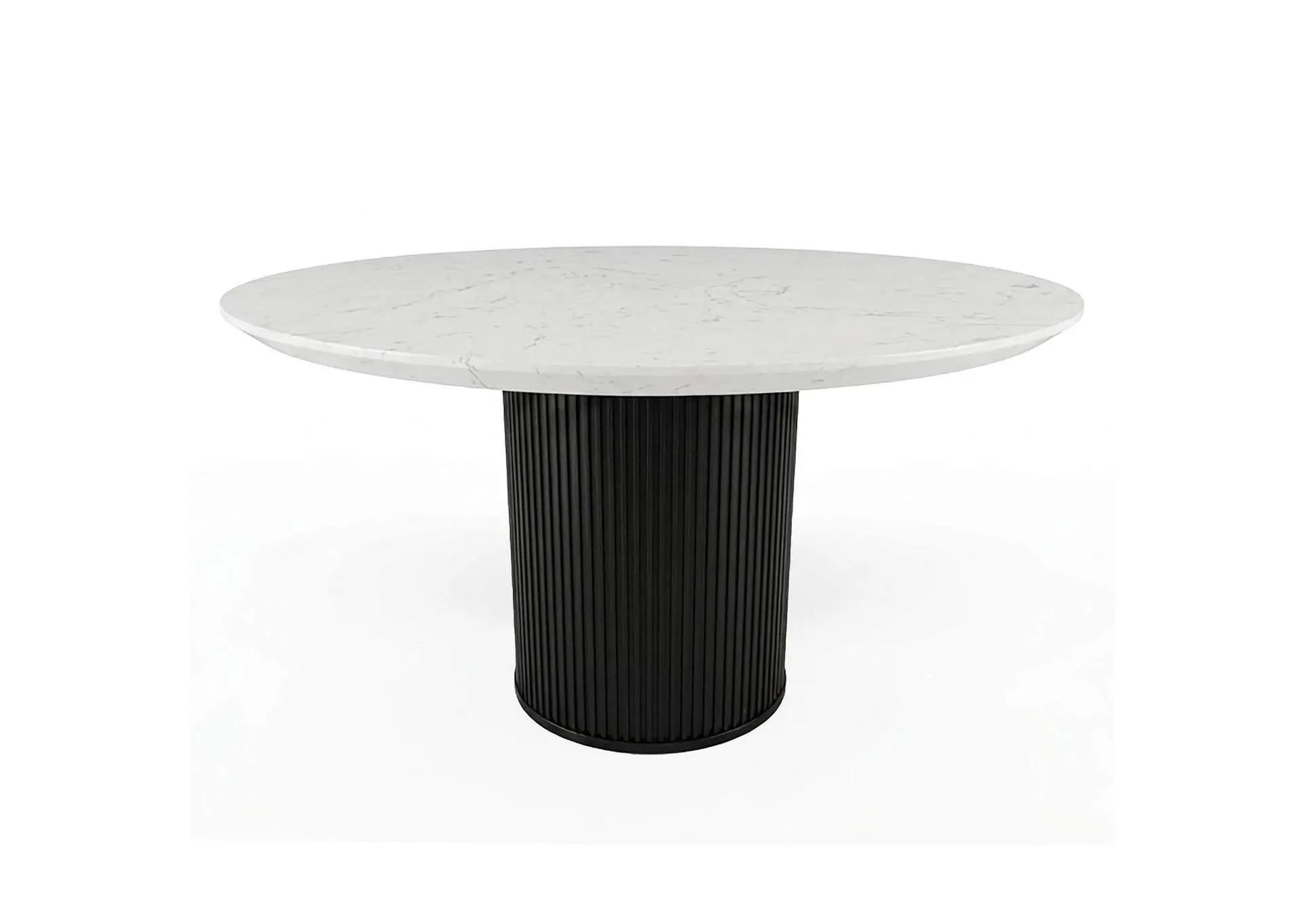 Jaramillo Round Dining Table with Engineered Marble Top