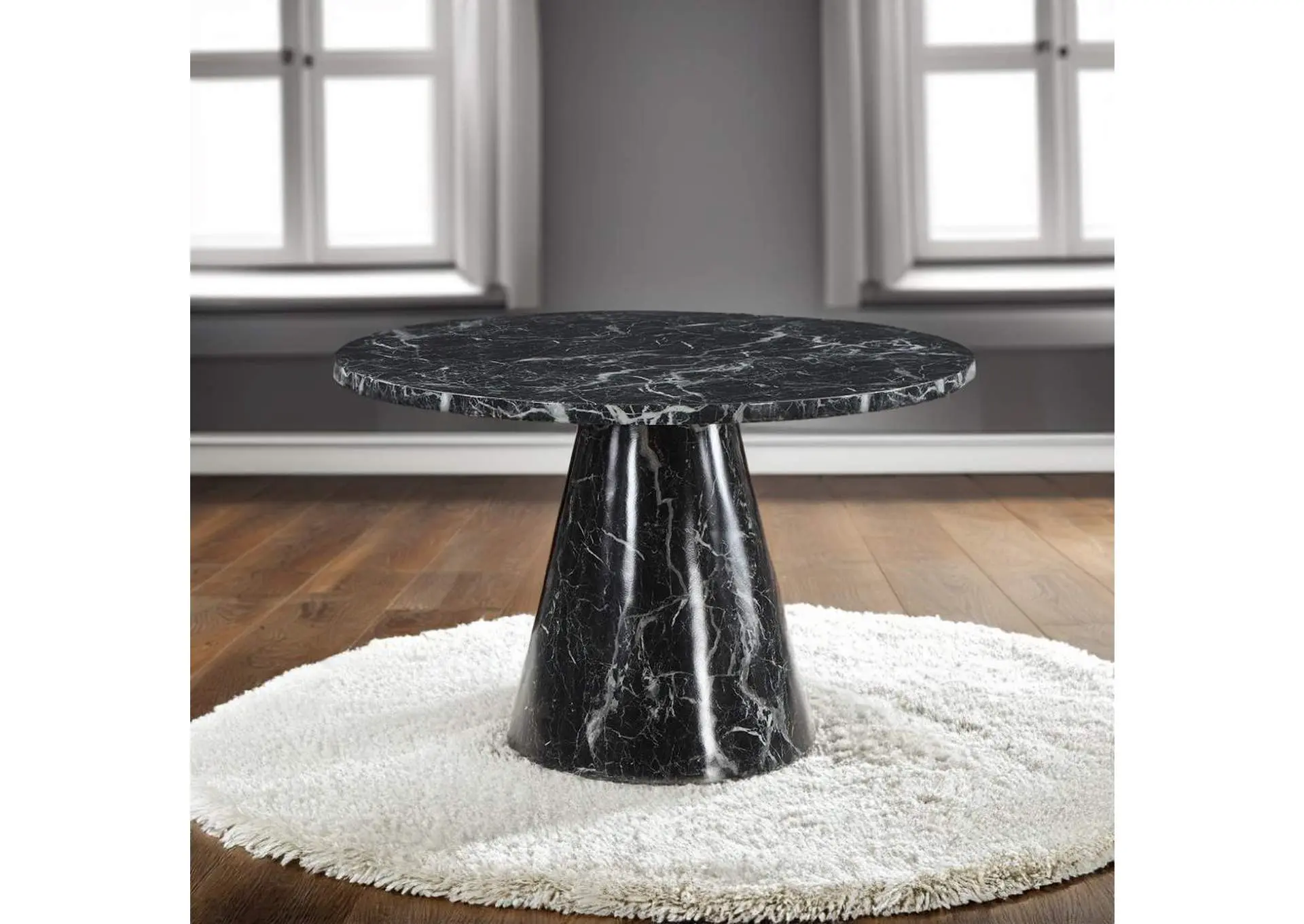 Hollis Dining Table with Engineered Stone Top