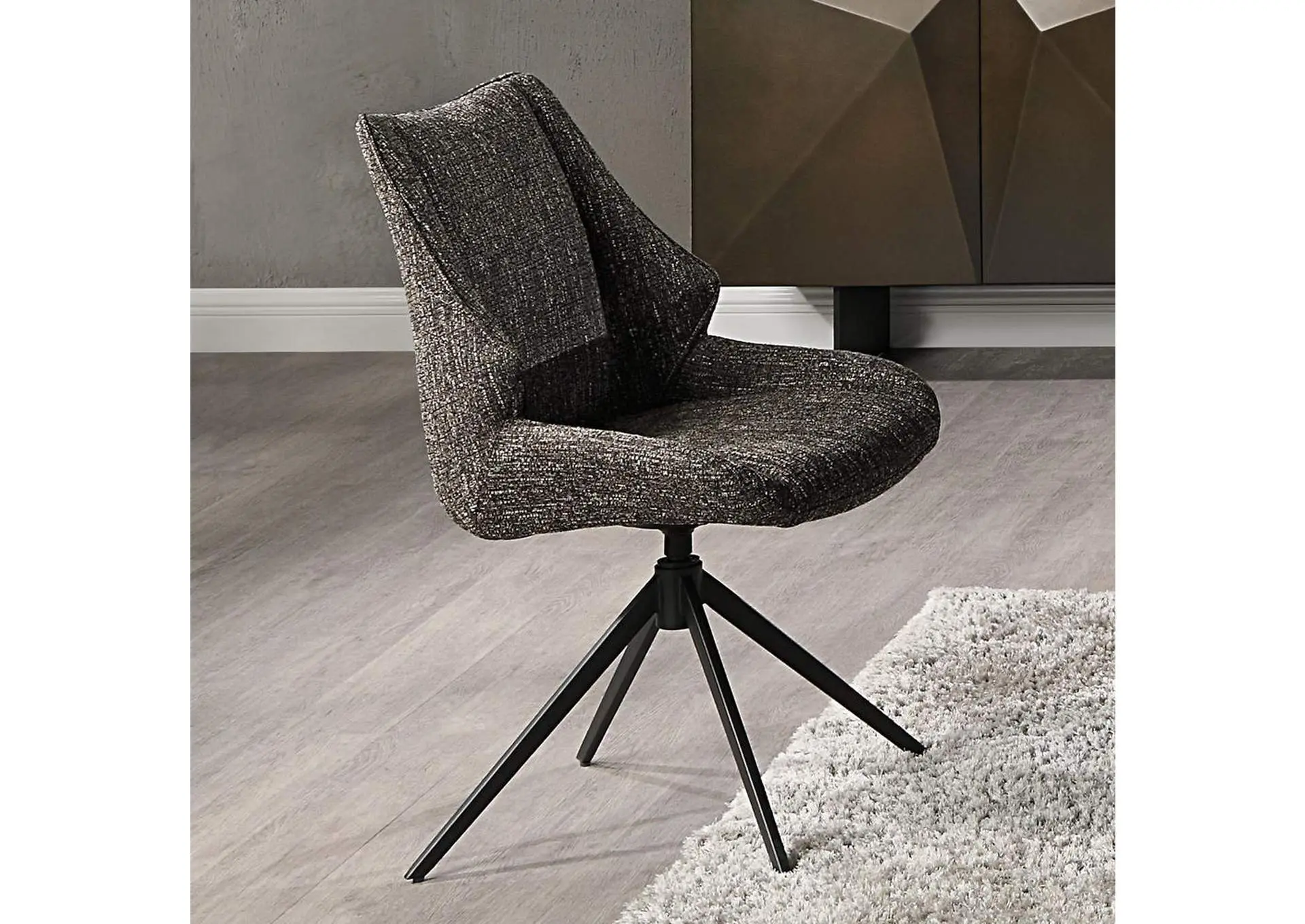 Malika Side Chair with Swivel - Set of 2