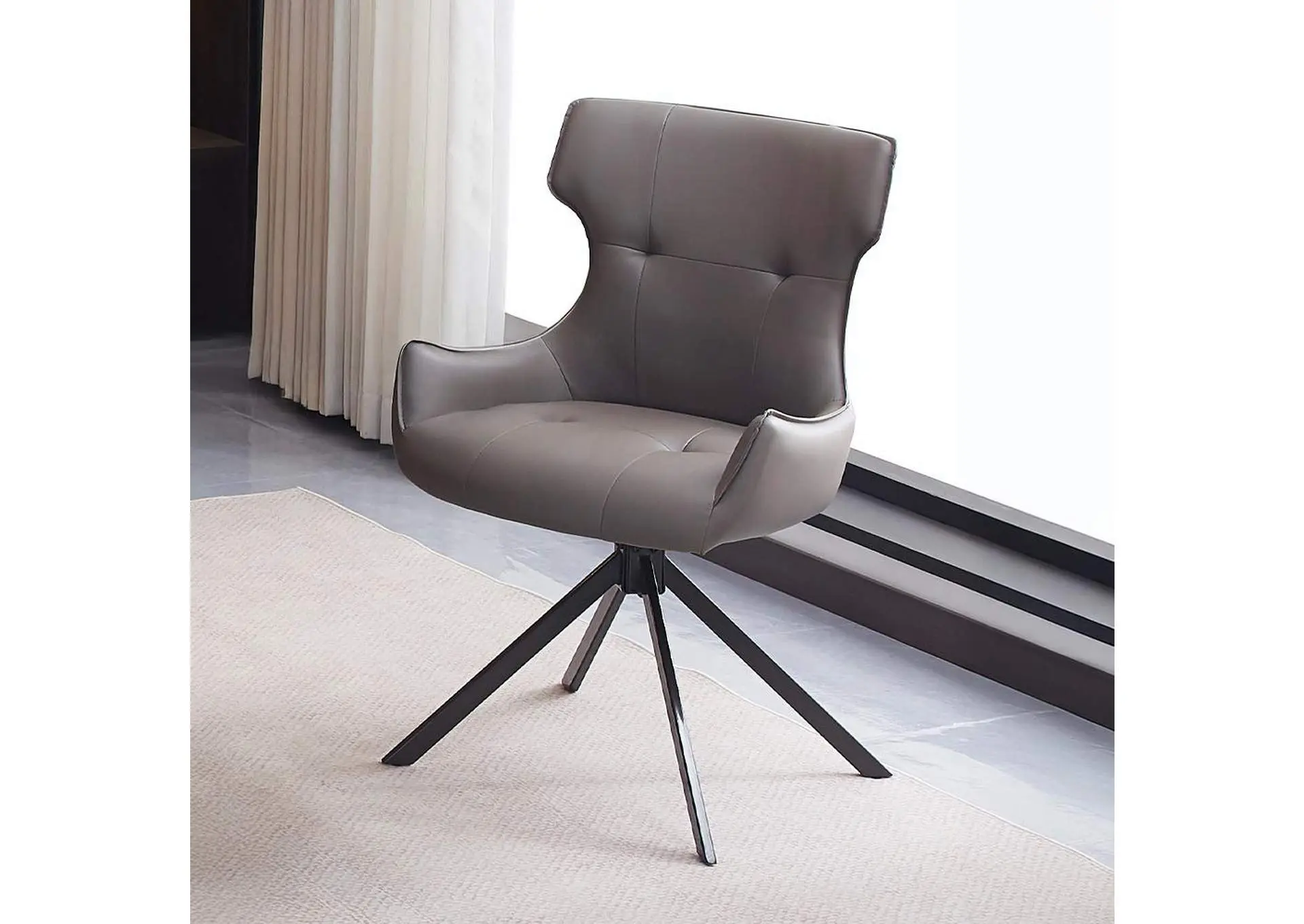 Damita Side Chair with Swivel - Set of 2