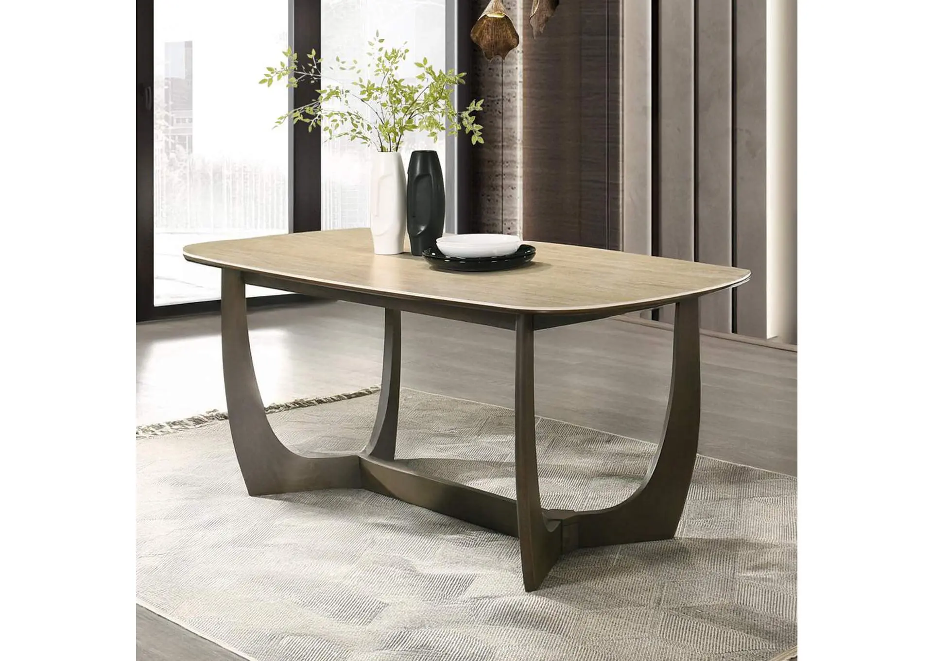 Davita Dining Table with Ceramic Top