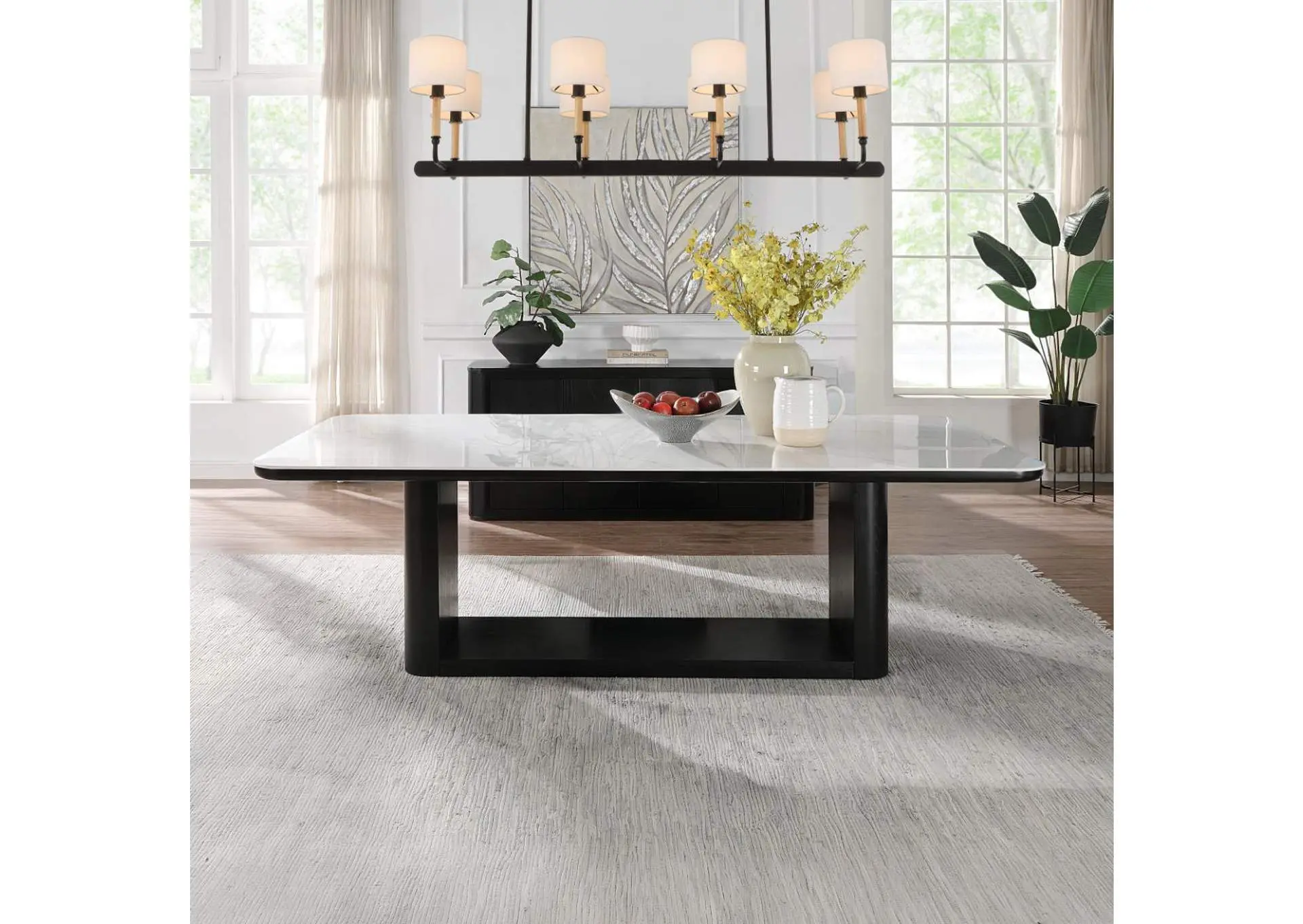 Koen Dining Table with Ceramic Top