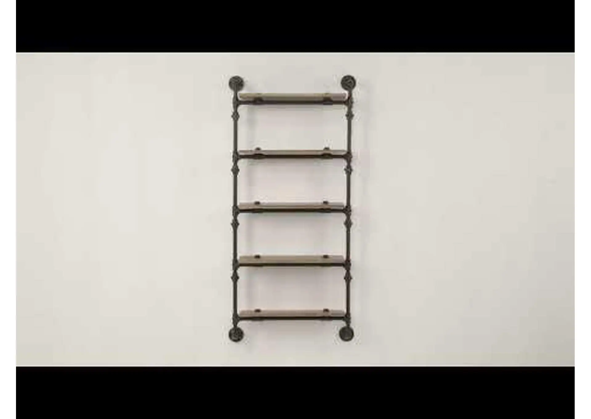 Brantley Wall Rack with 5 Shelves — view 5