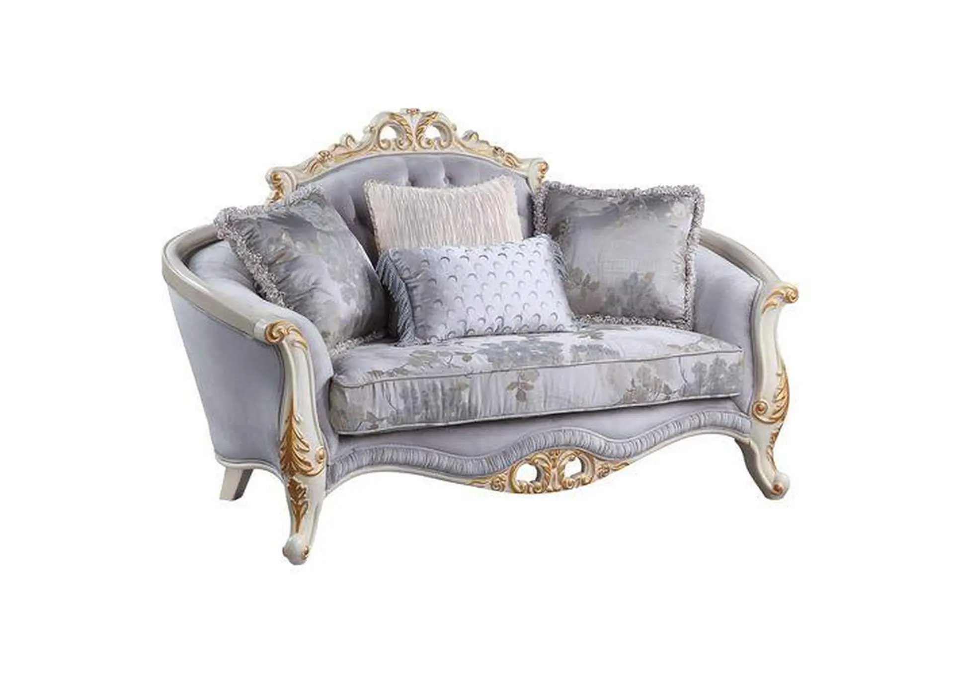 Galelvith Loveseat with 4 Pillows