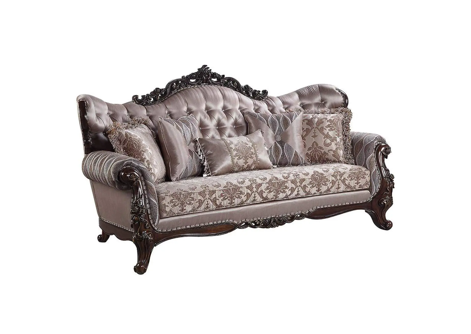 Benbek Sofa with 5 Pillows