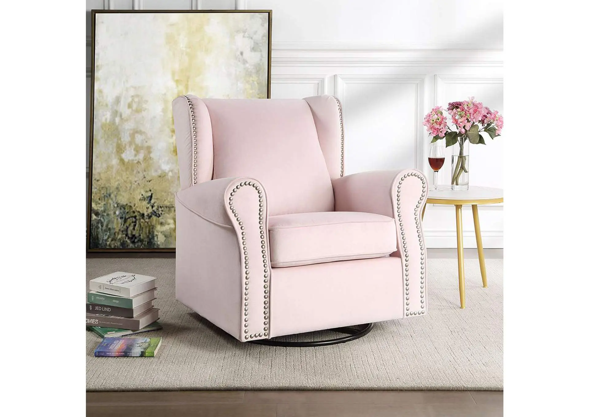 Tamaki Swivel Chair with Glider