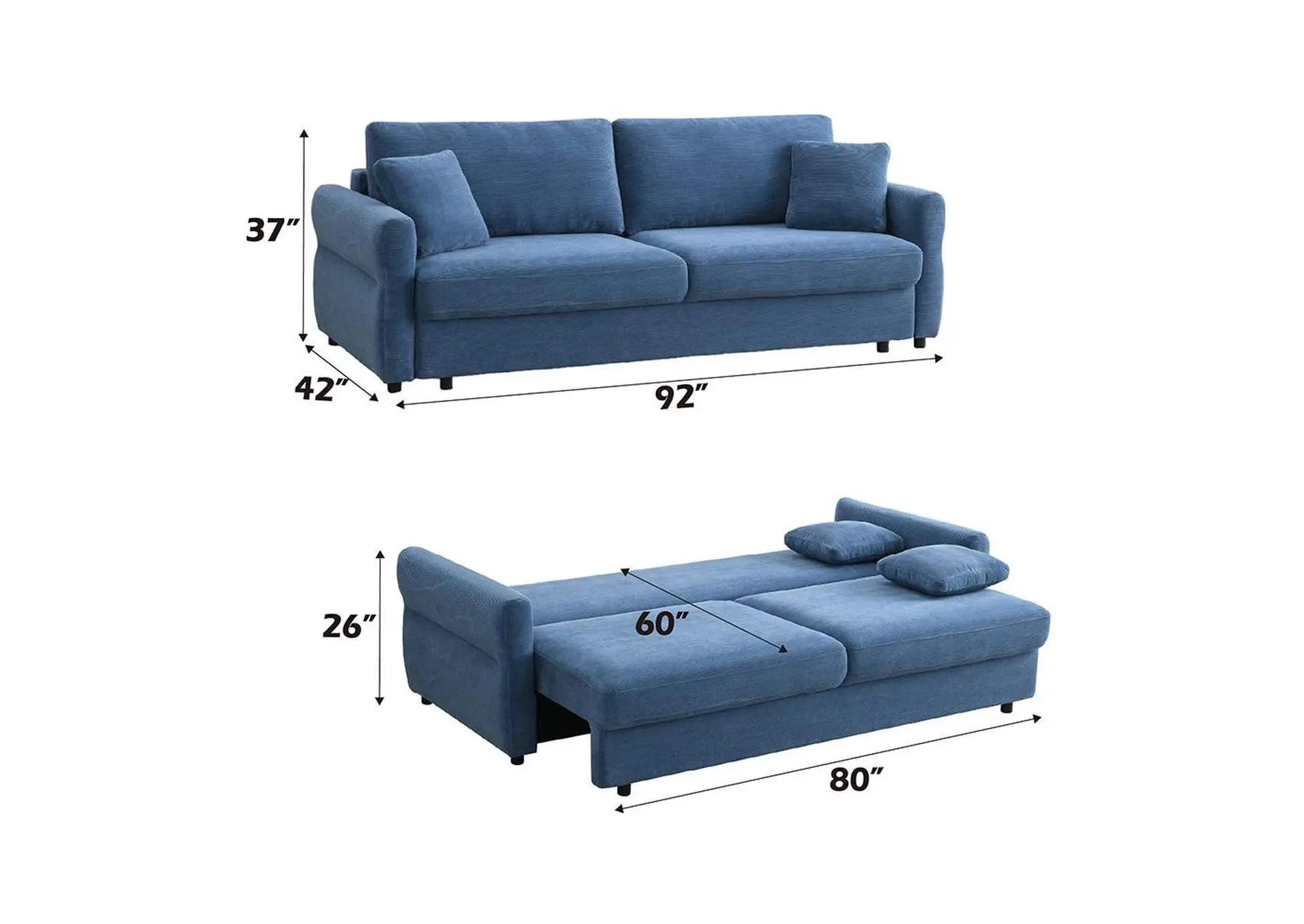 Haran Sofa with Sleeper — view 9