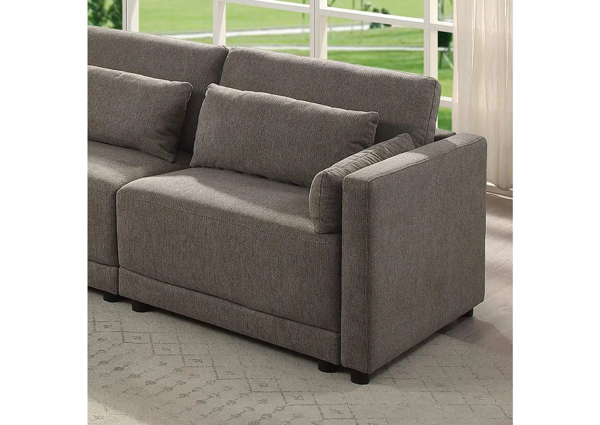 Rylie Modular - Right Facing Chair with 2 Pillows