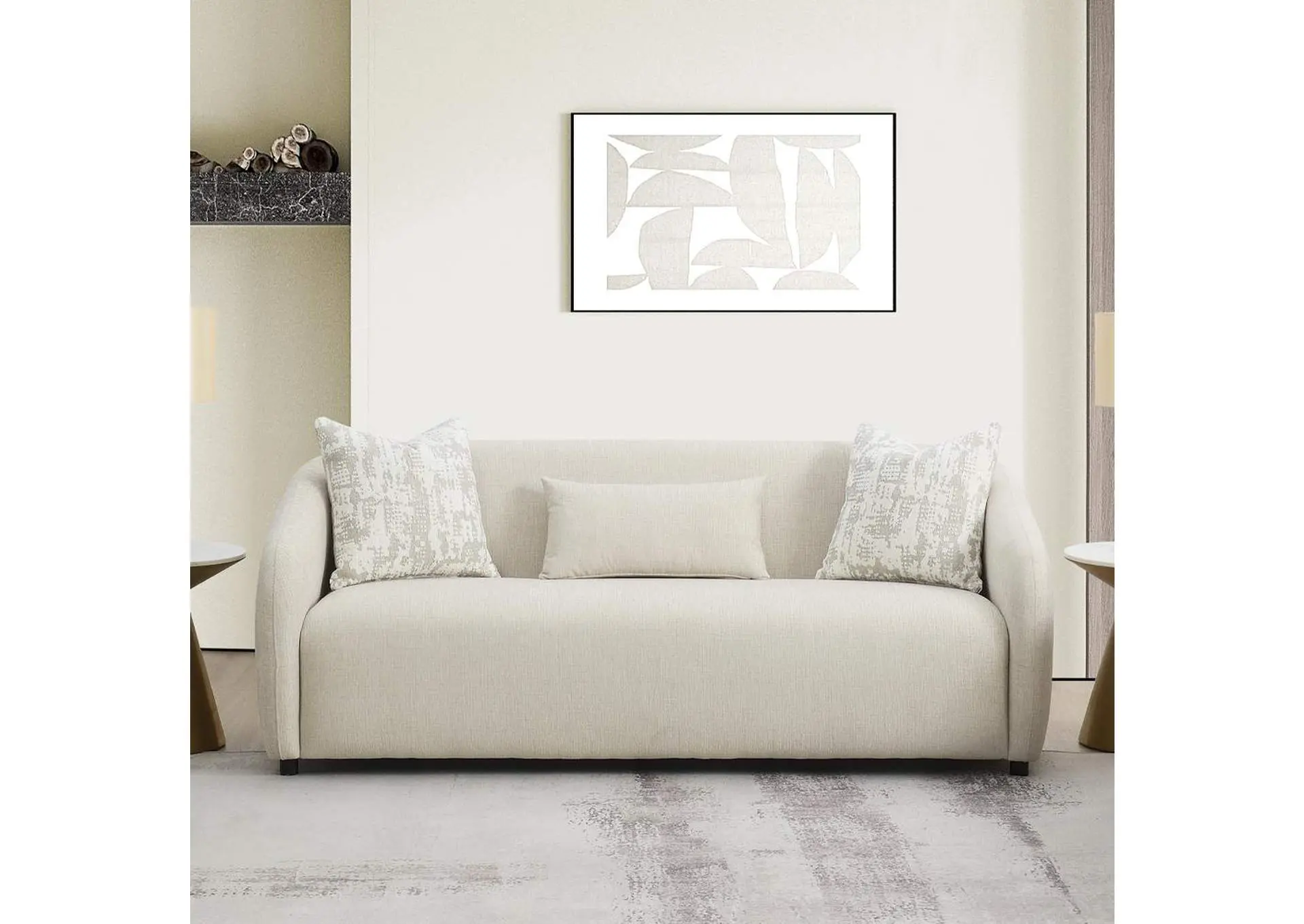 Etienne Sofa with 3 Pillows